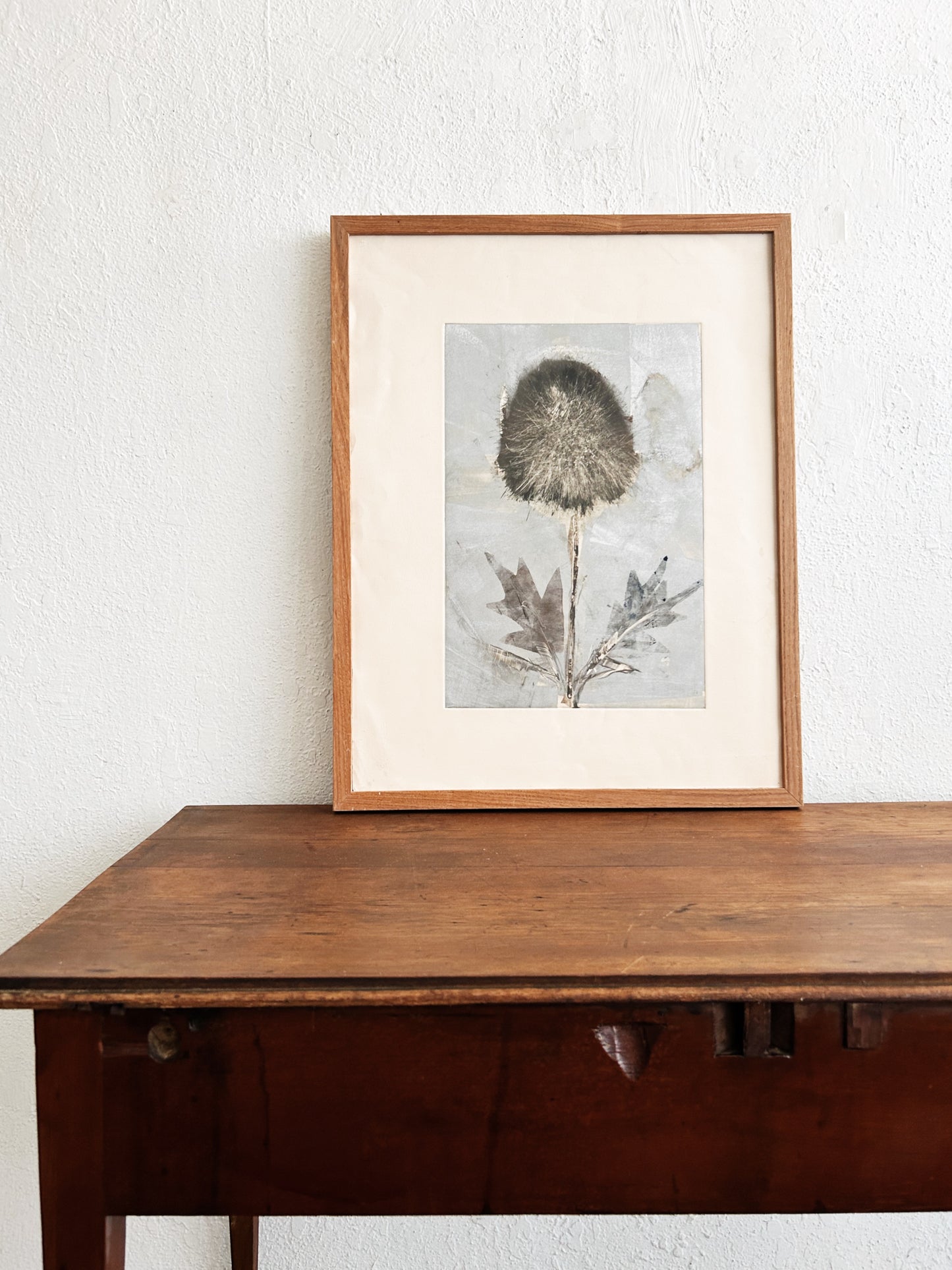 Large Vintage Botanical Etching