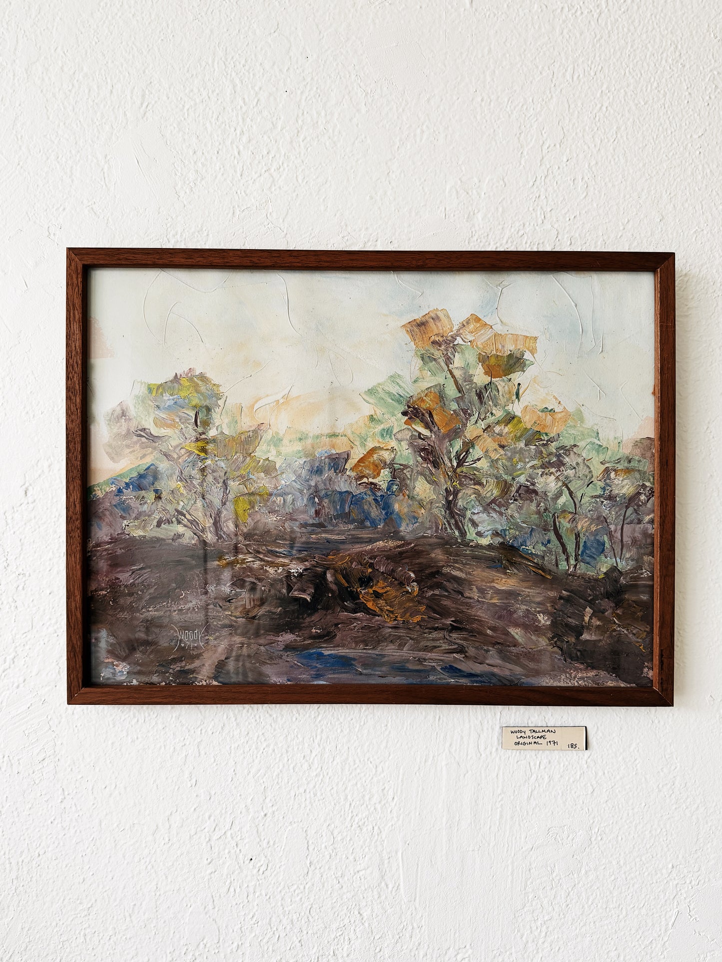Original Woody Tallman Landscape Painting