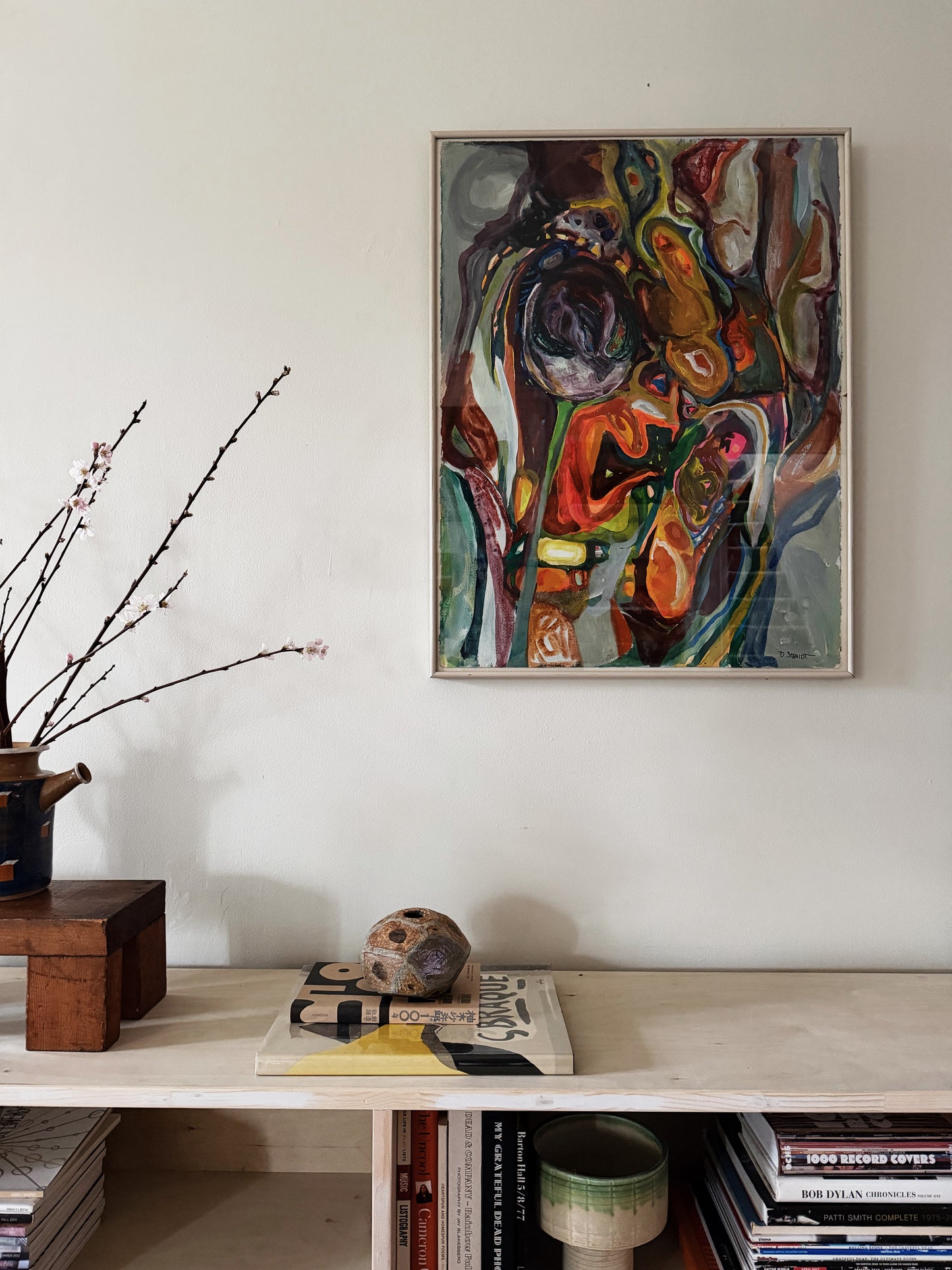 Original Dale Schmidt Mixed Media Painting