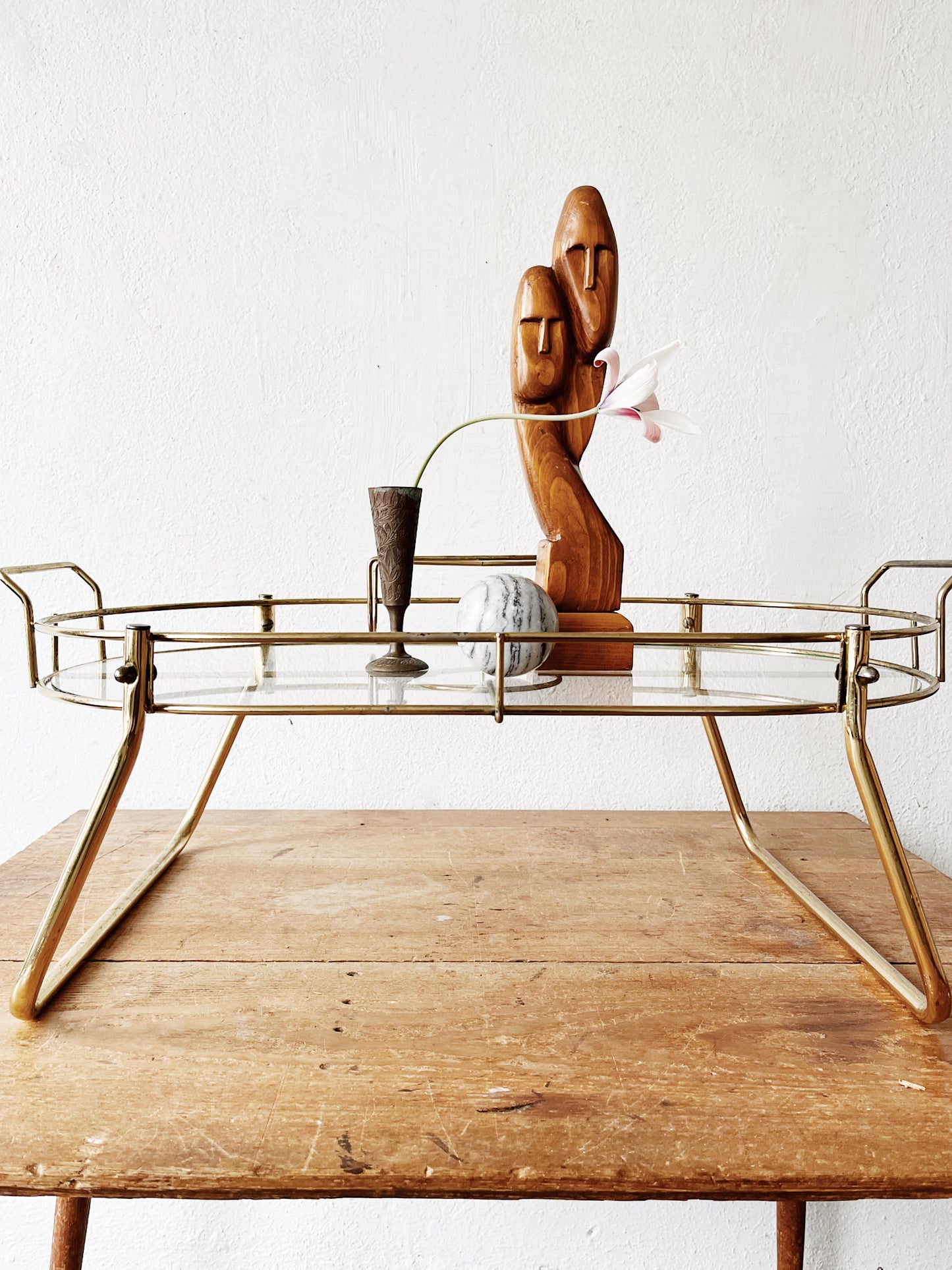 Large Mid Century Breakfast Tray