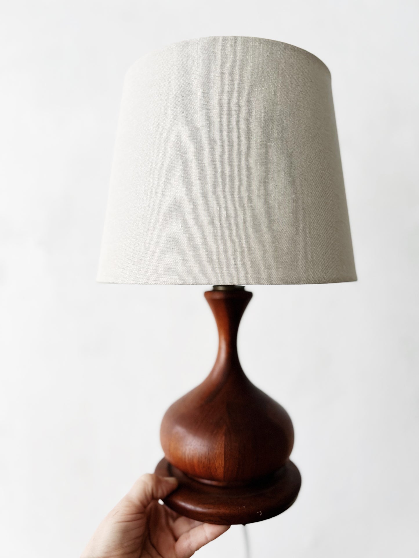 Vintage Teak Lamp