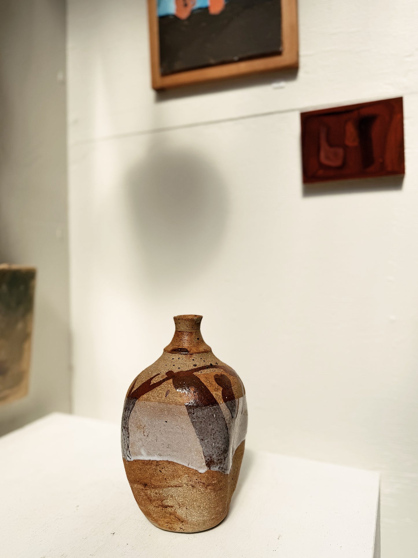 Vintage Pinched Studio Pottery Vessel