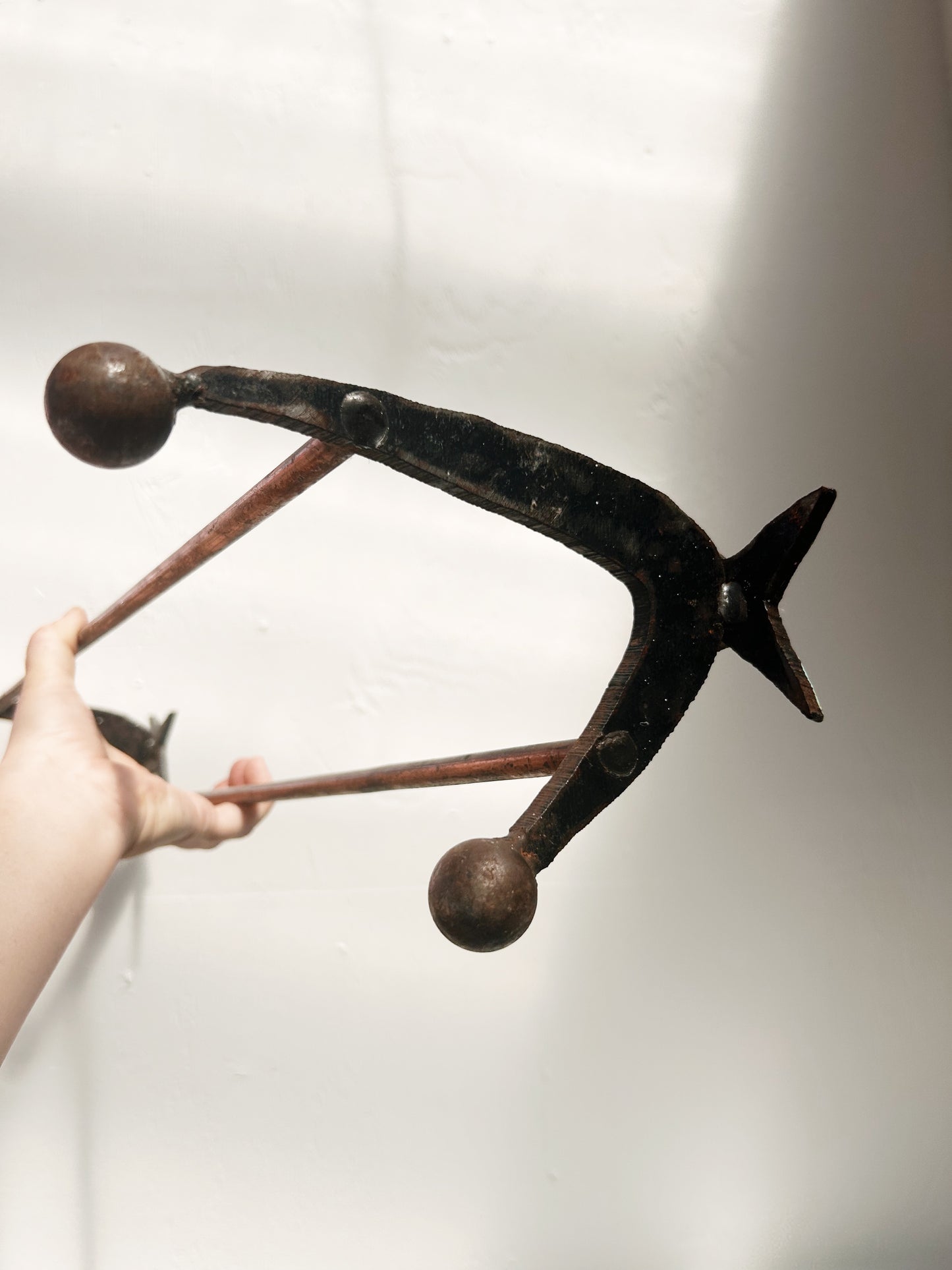 Atomic Era Copper Rack