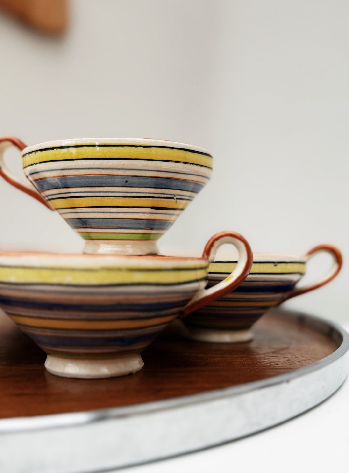 Set 4 Vintage Japanese Cups