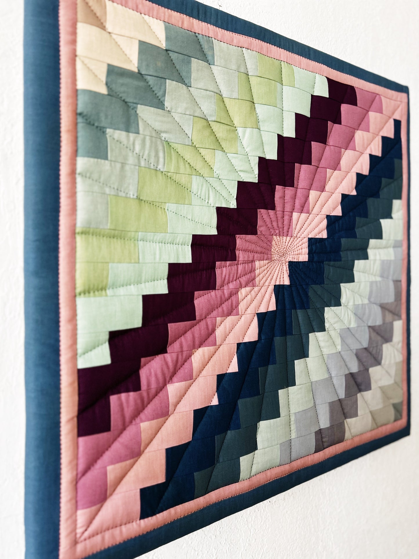 Vintage Quilted Op Art