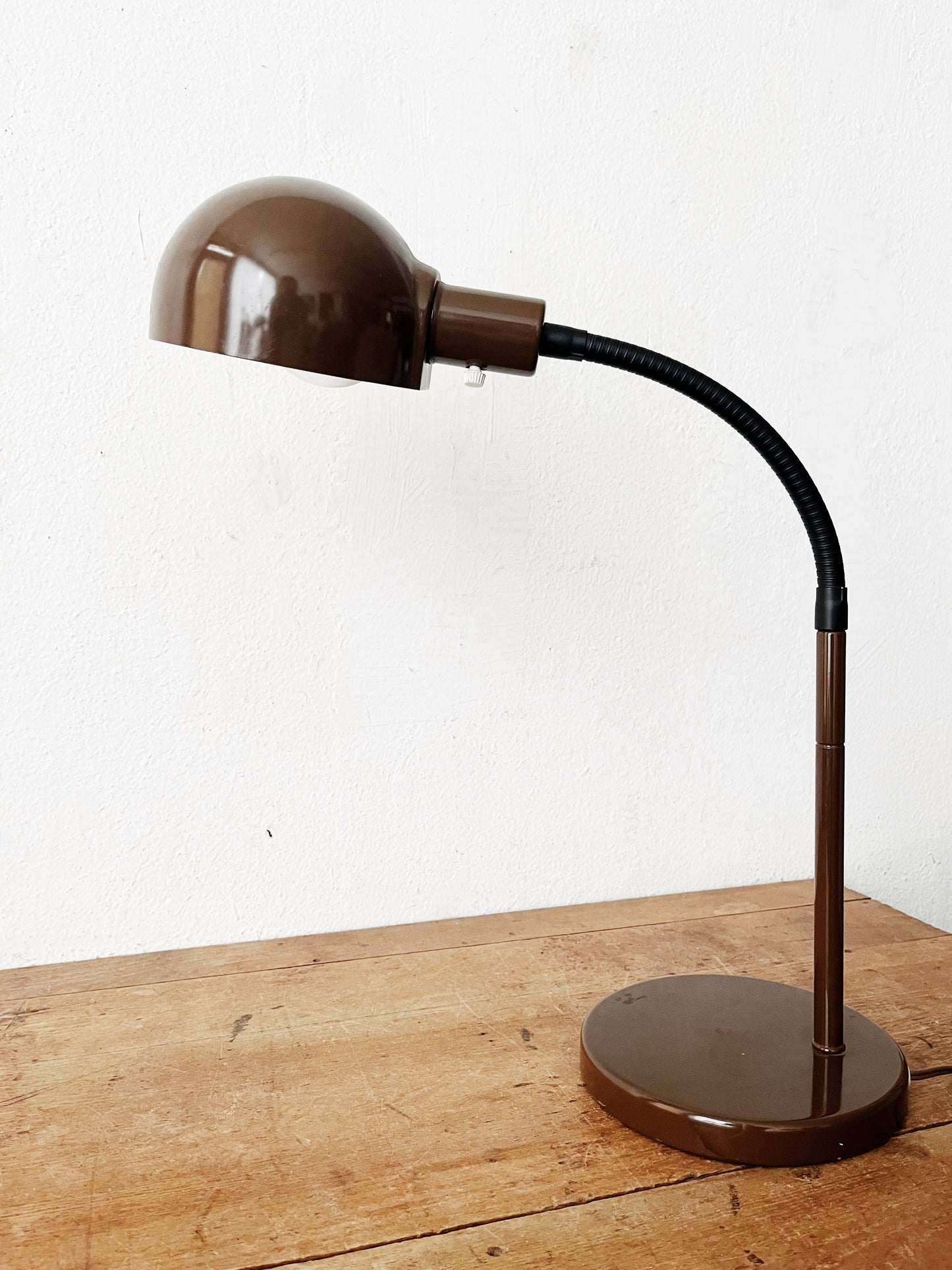 Mid Century Enamel Lamp