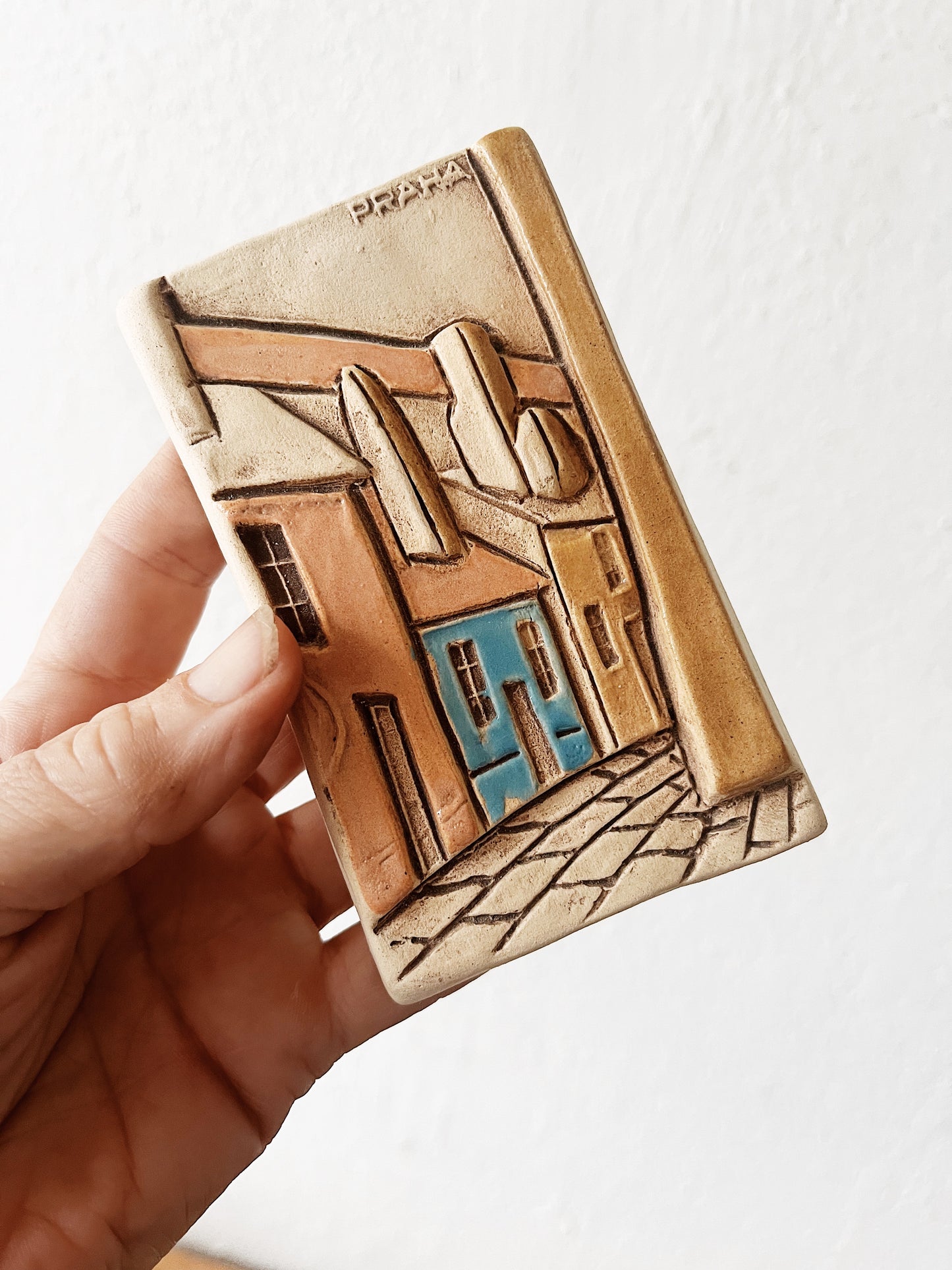 Vintage Czechoslovakian Ceramic Artwork