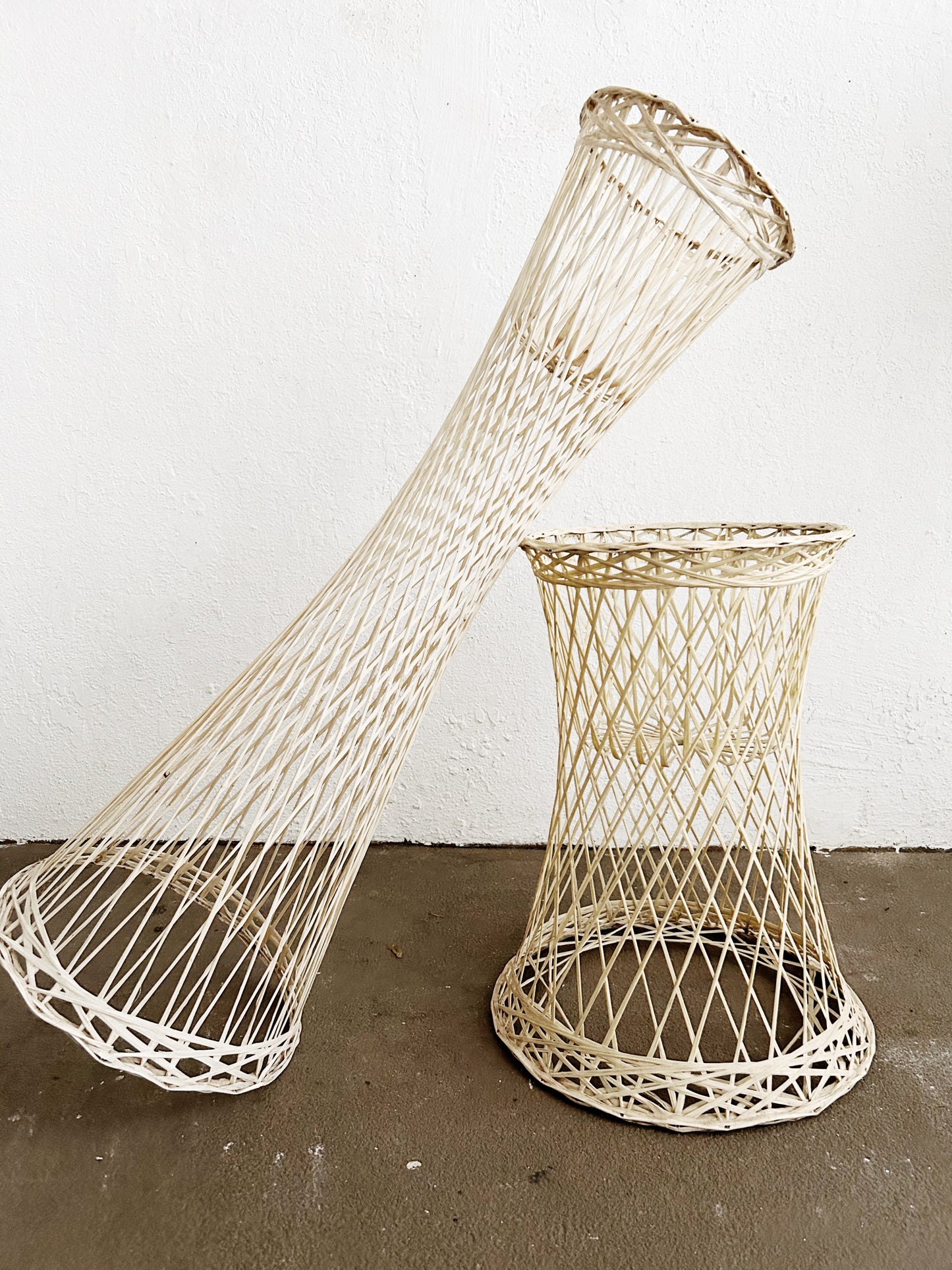 Russell Woodard Spun Fiber Plant Stands
