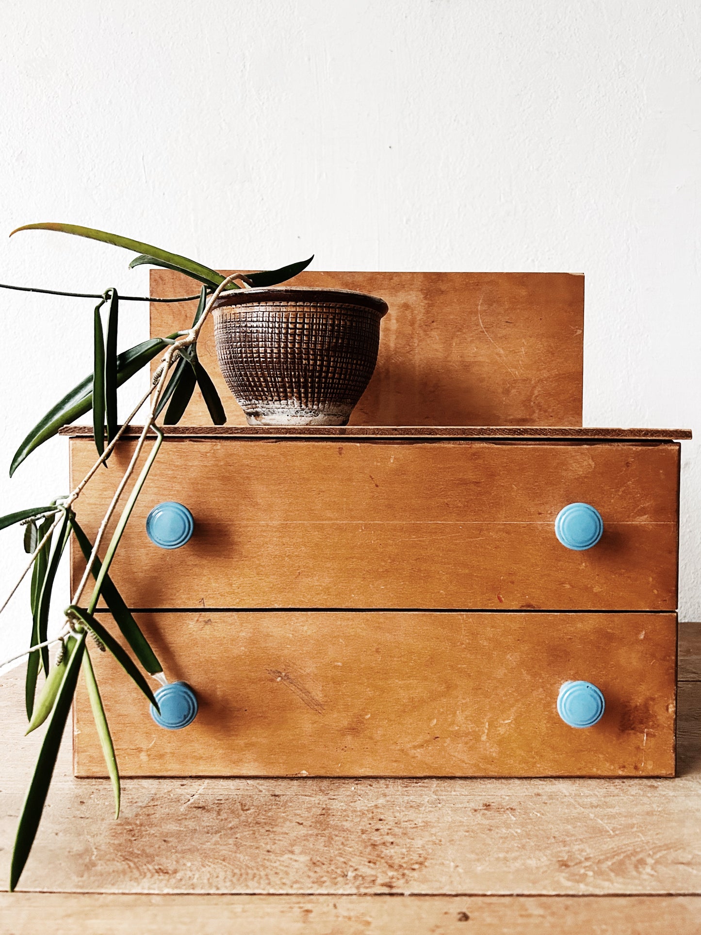 Vintage Petite Wooden Drawers