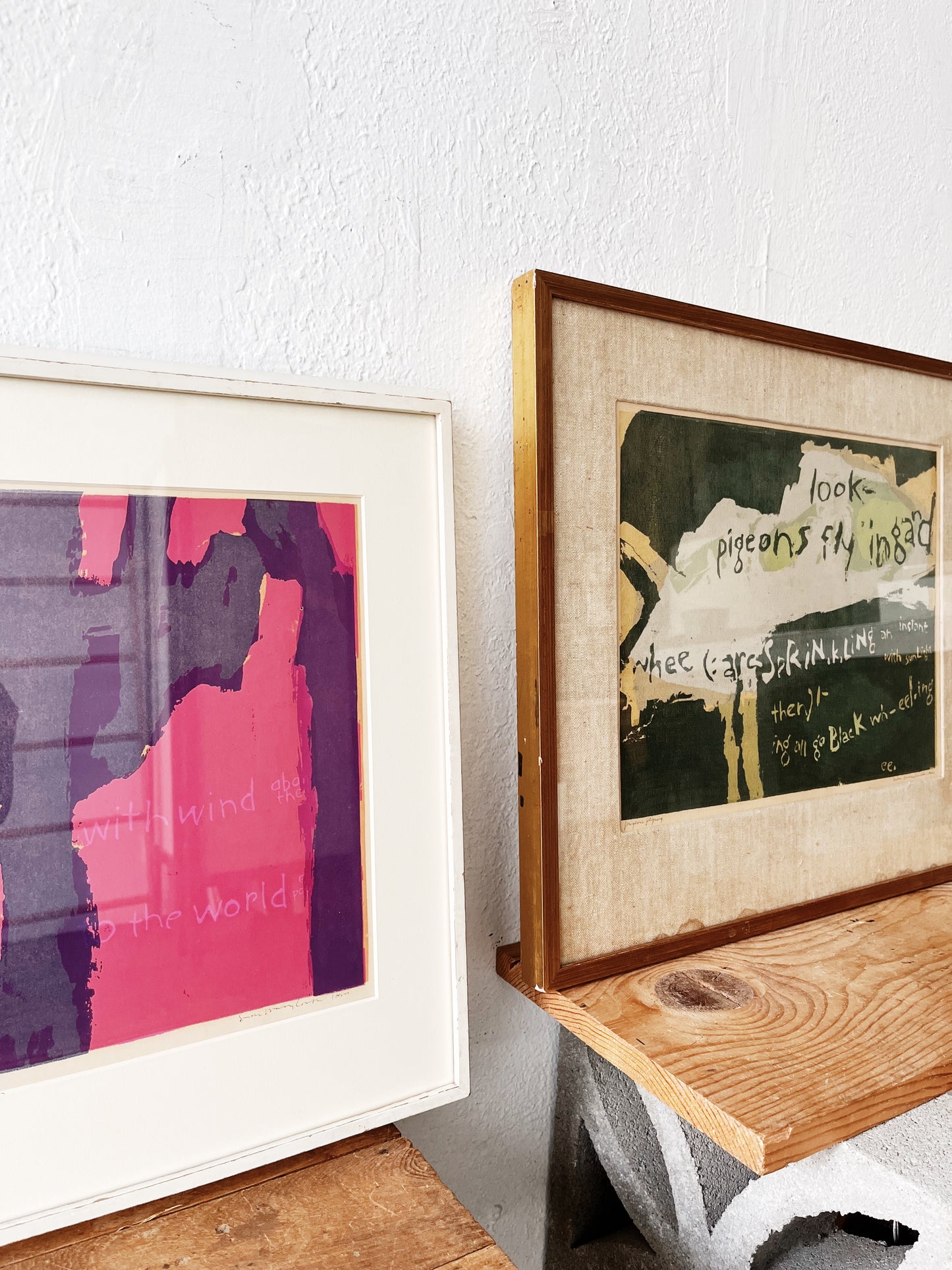 Vintage Corita Kent Signed Serigraph