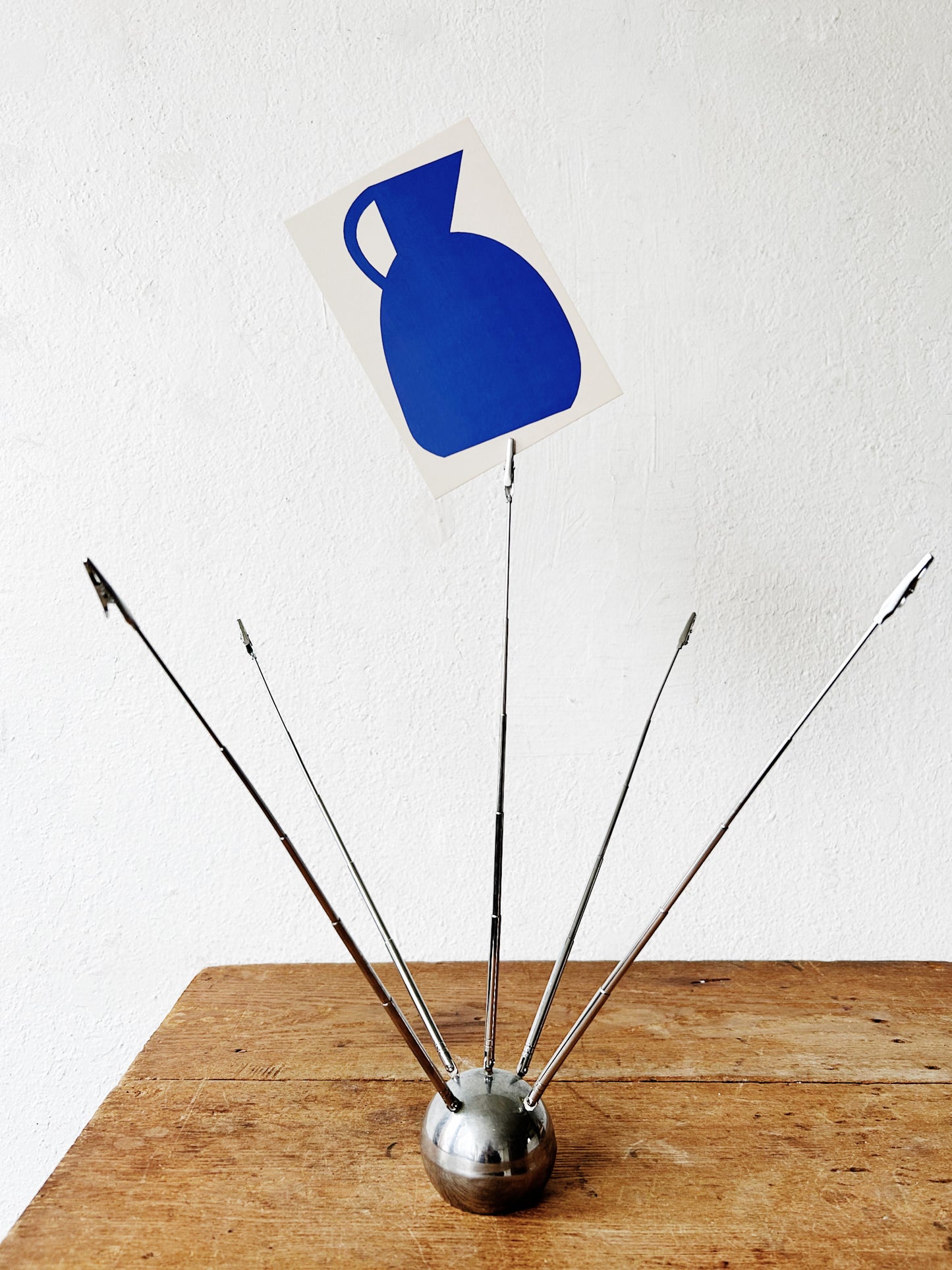 Sputnik Chrome Clip Holder