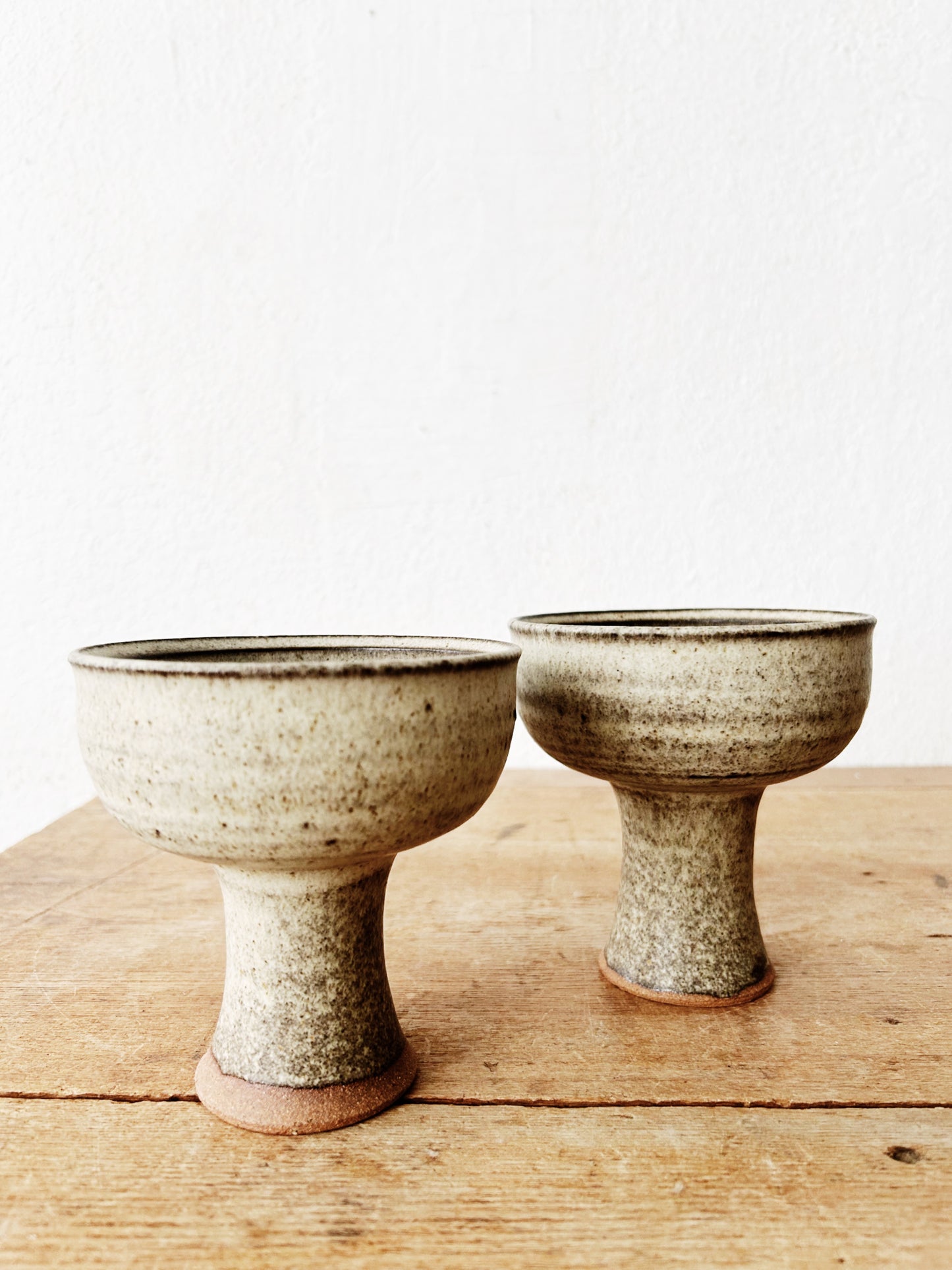 Bruce Anderson Mid Century Stoneware Goblets
