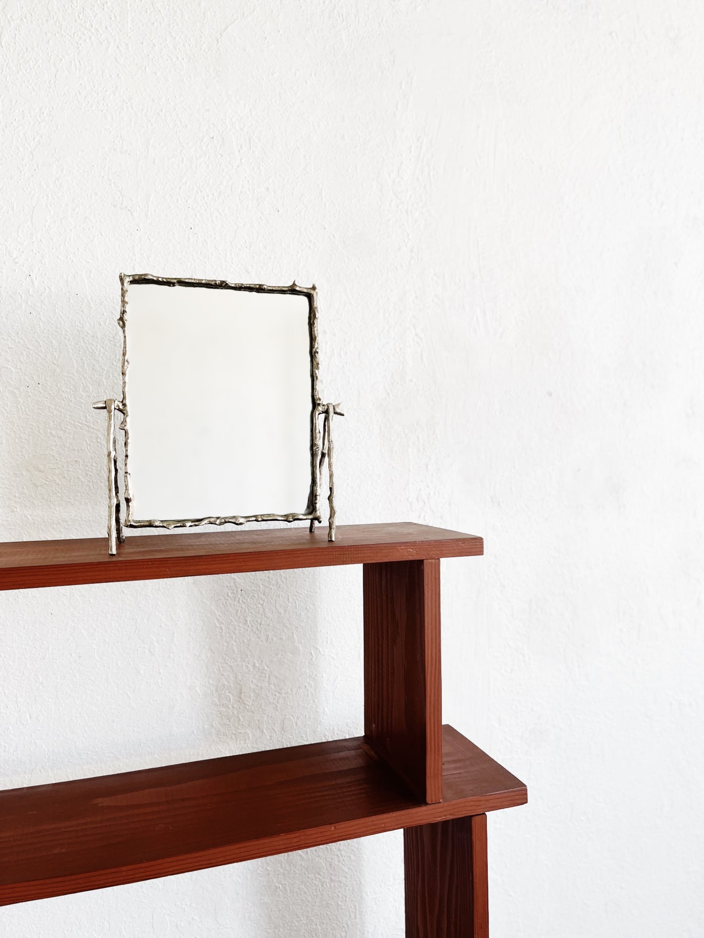 Vintage Silver Twig Mirror