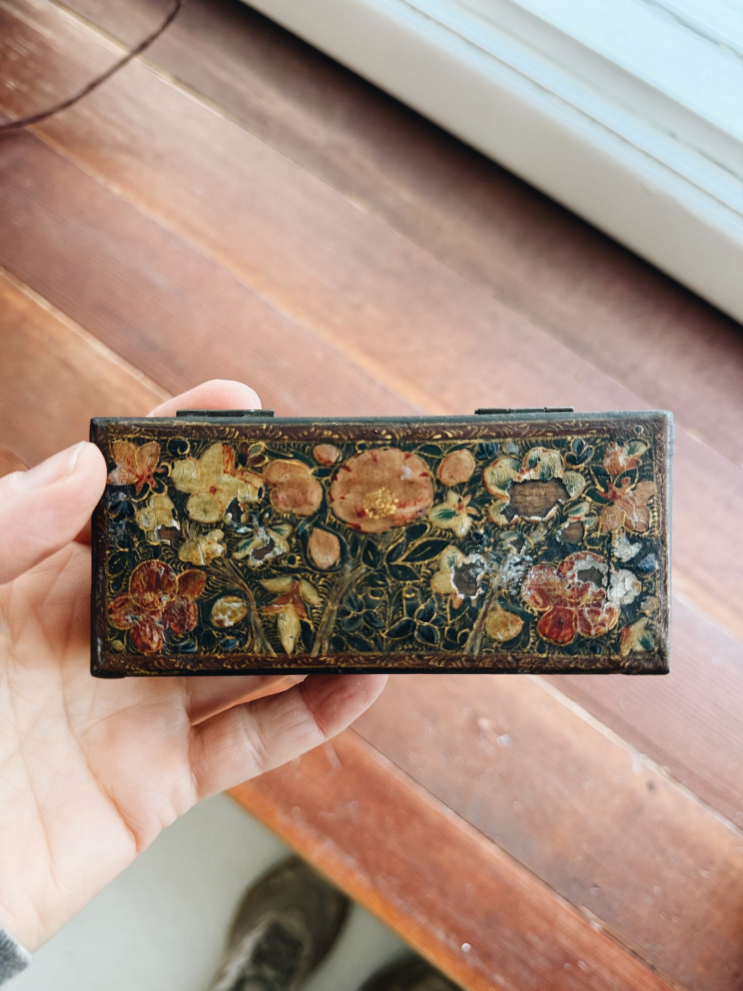 Antique Folk Art Box