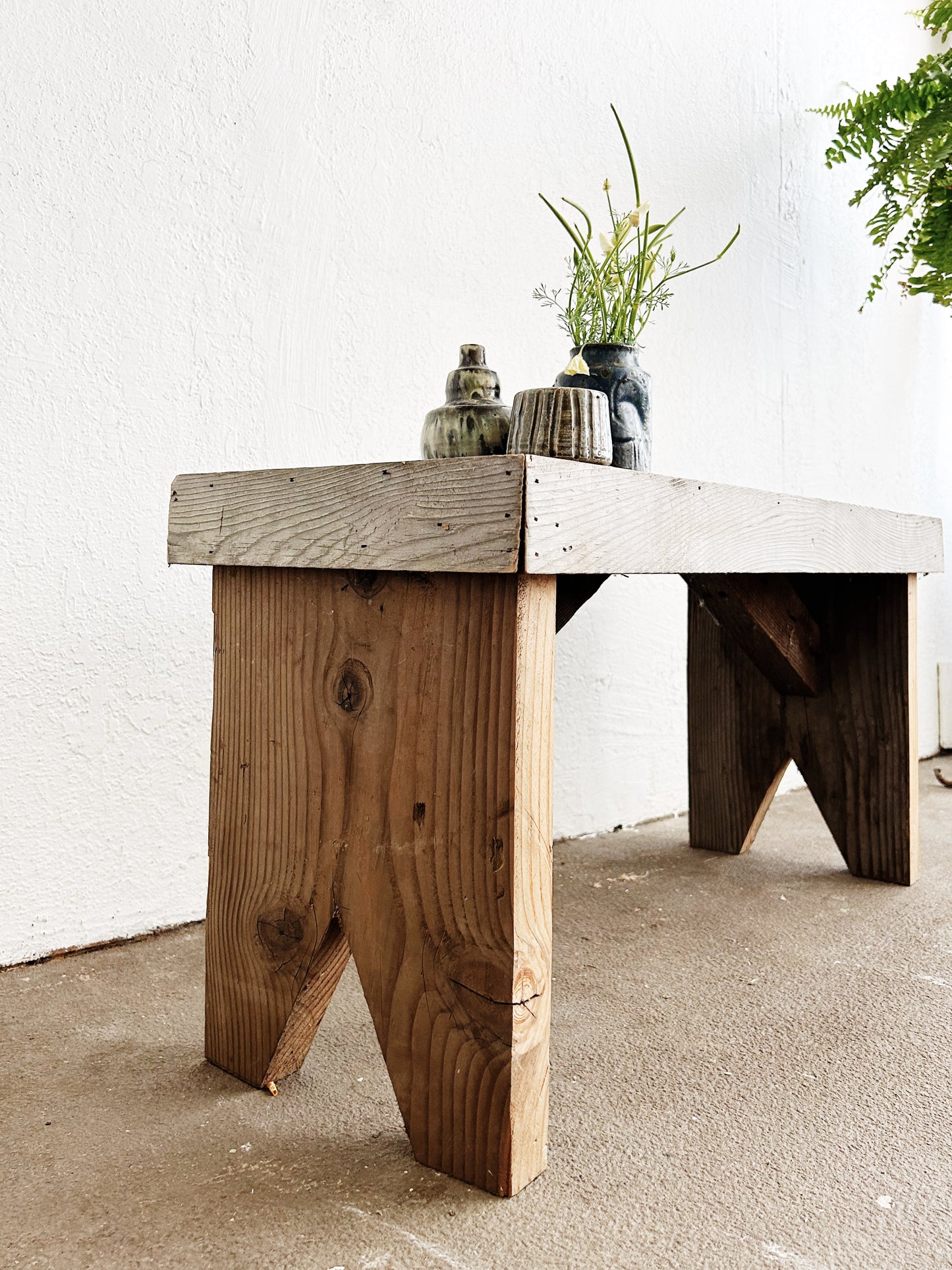 Vintage Handmade Bench