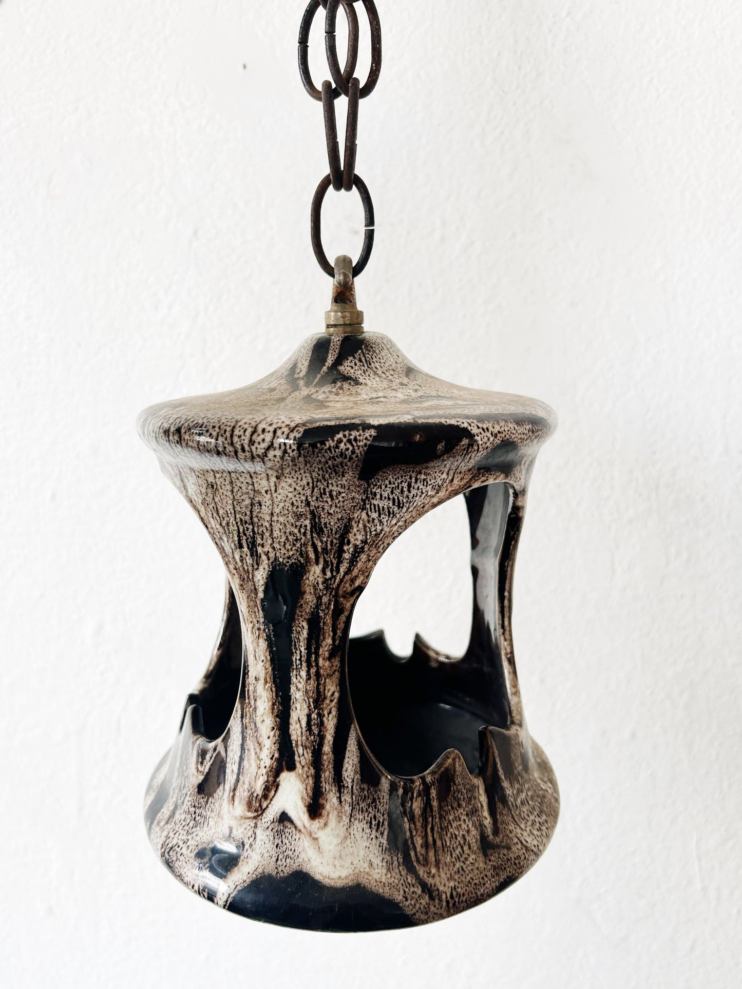 Vintage Hanging Ceramic Ashtray