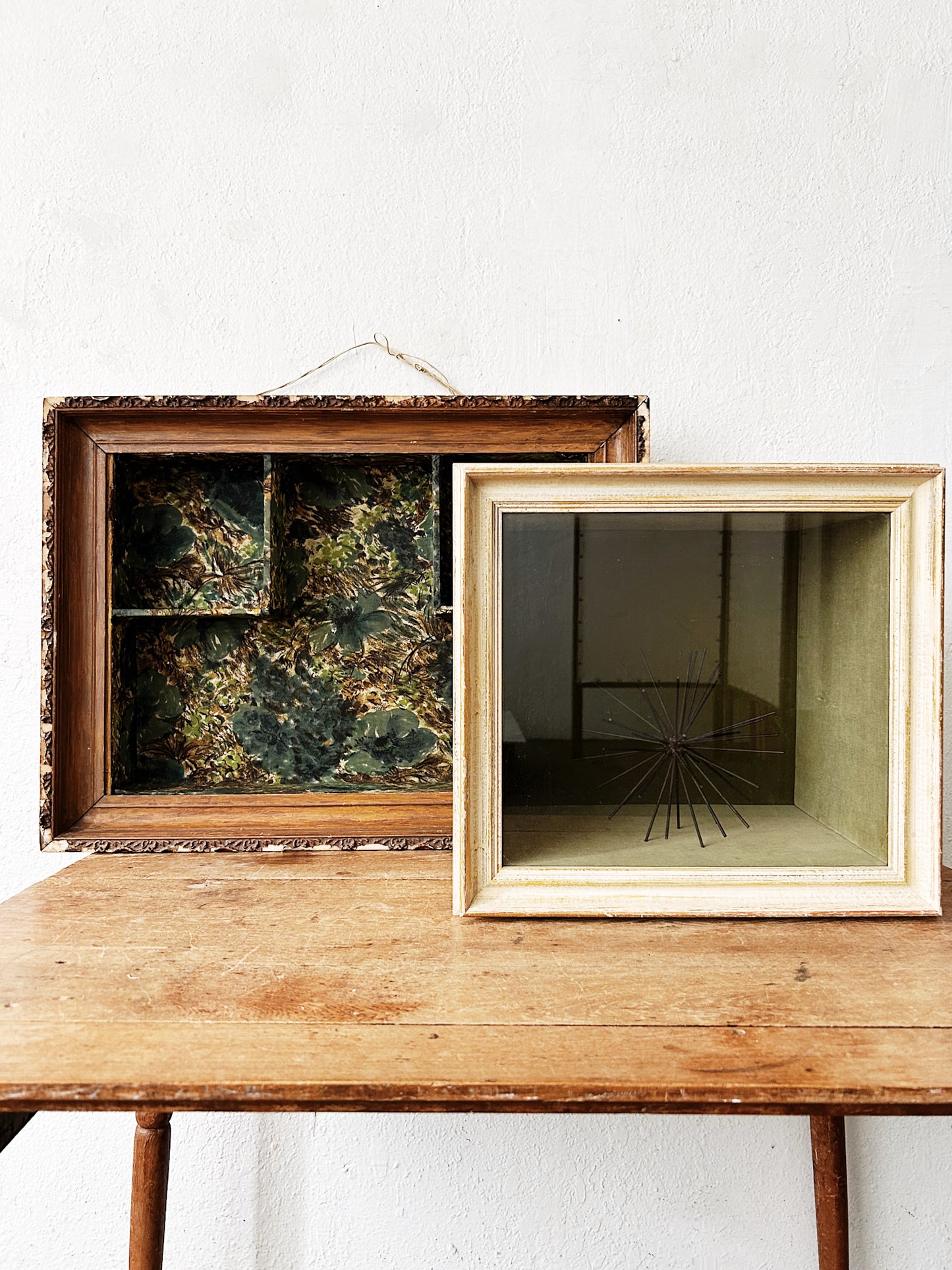 Antique Shadowbox Sculpture