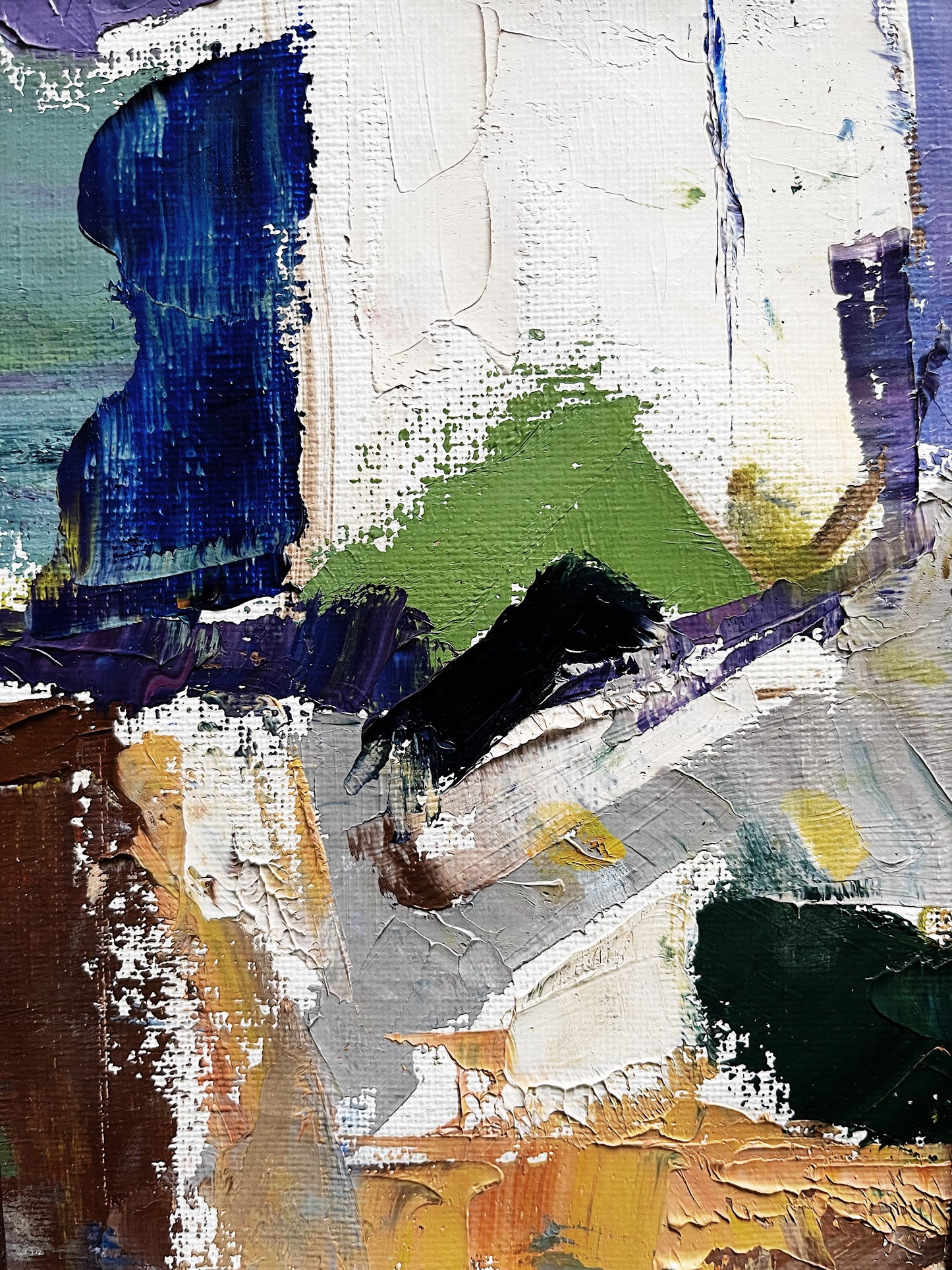 Vintage Abstract Expressionist Painting