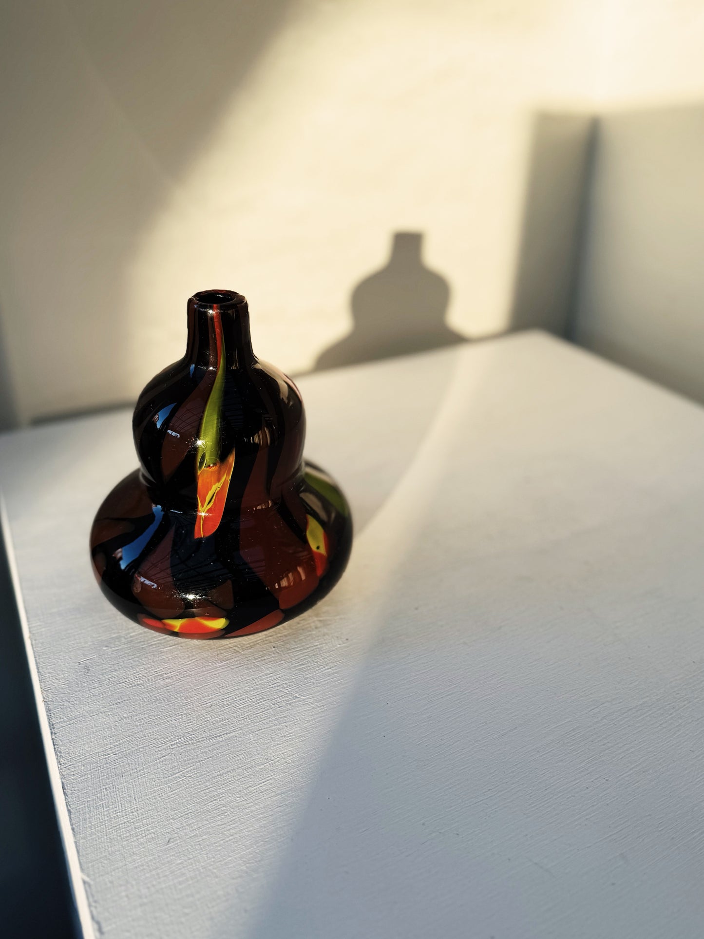 Murano Style Glass Vase