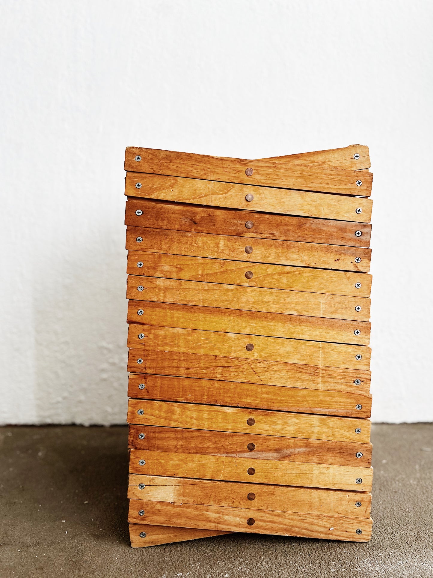 Giant Wood Accordion Sculpture