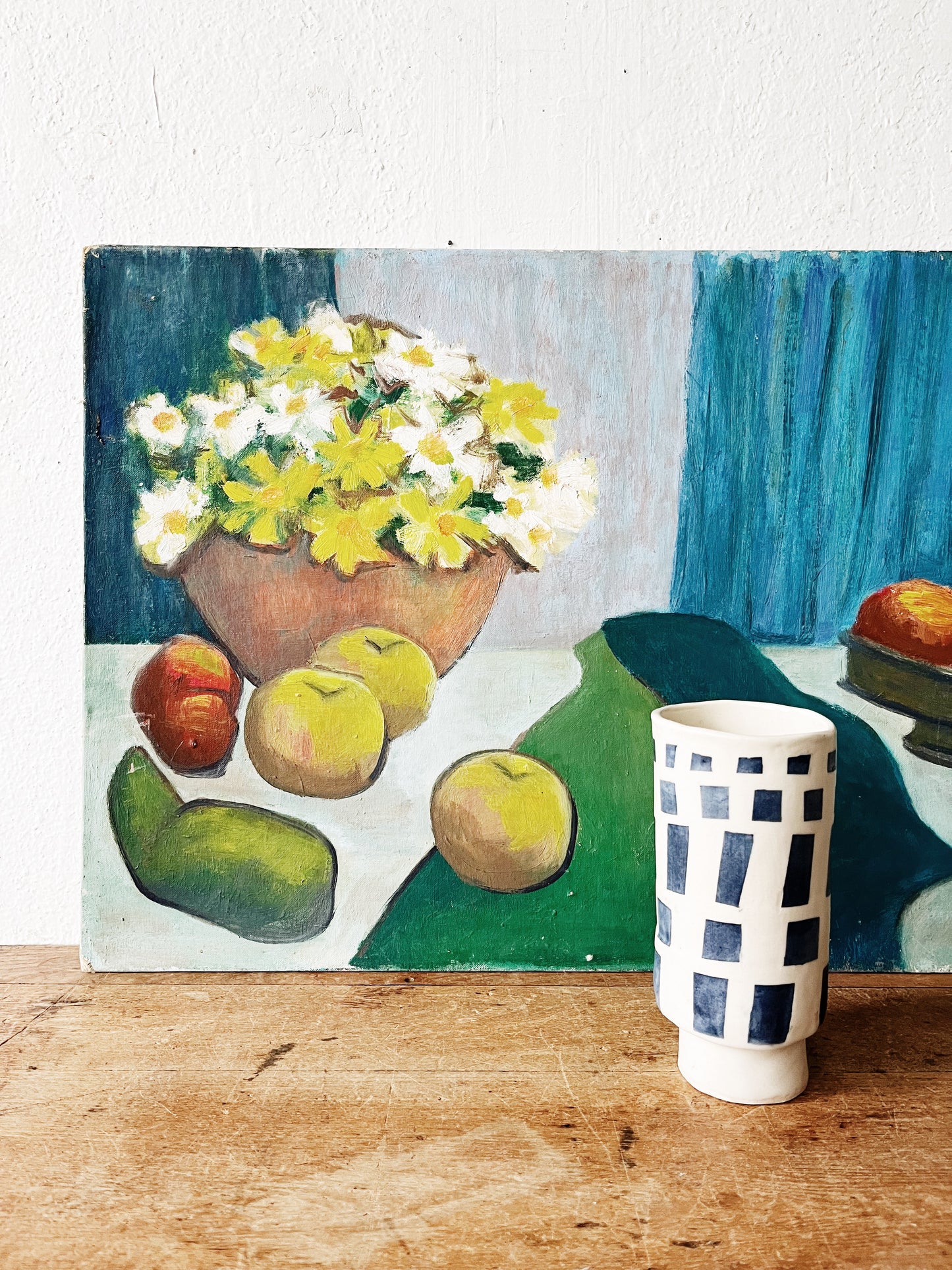 Vintage Fauvist Still Life Painting