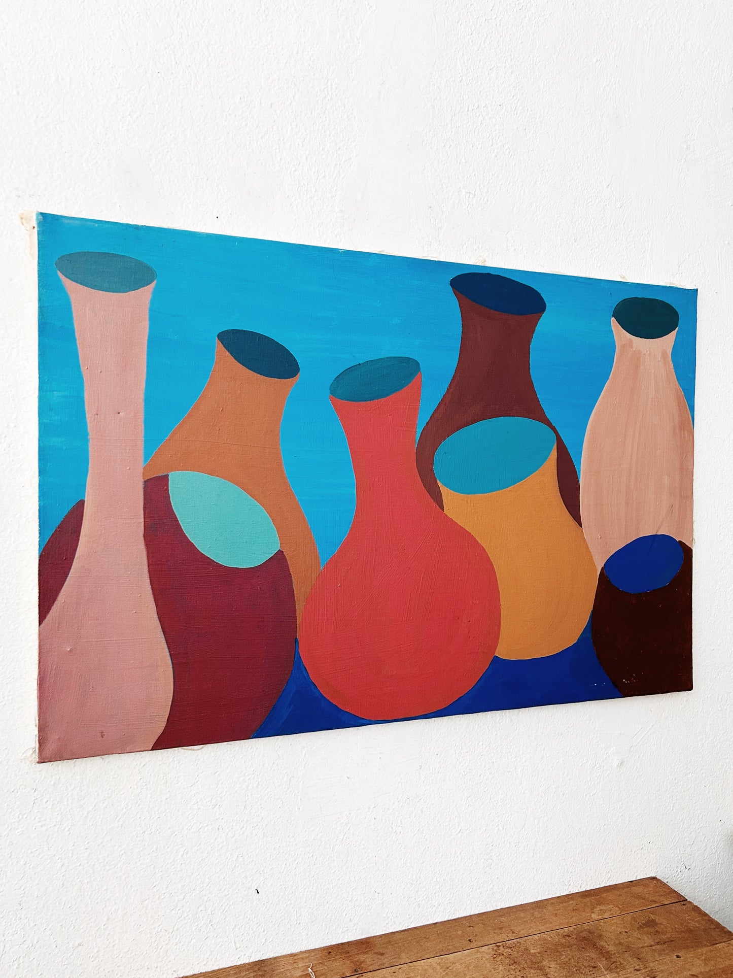 Vintage Original Abstract Painting
