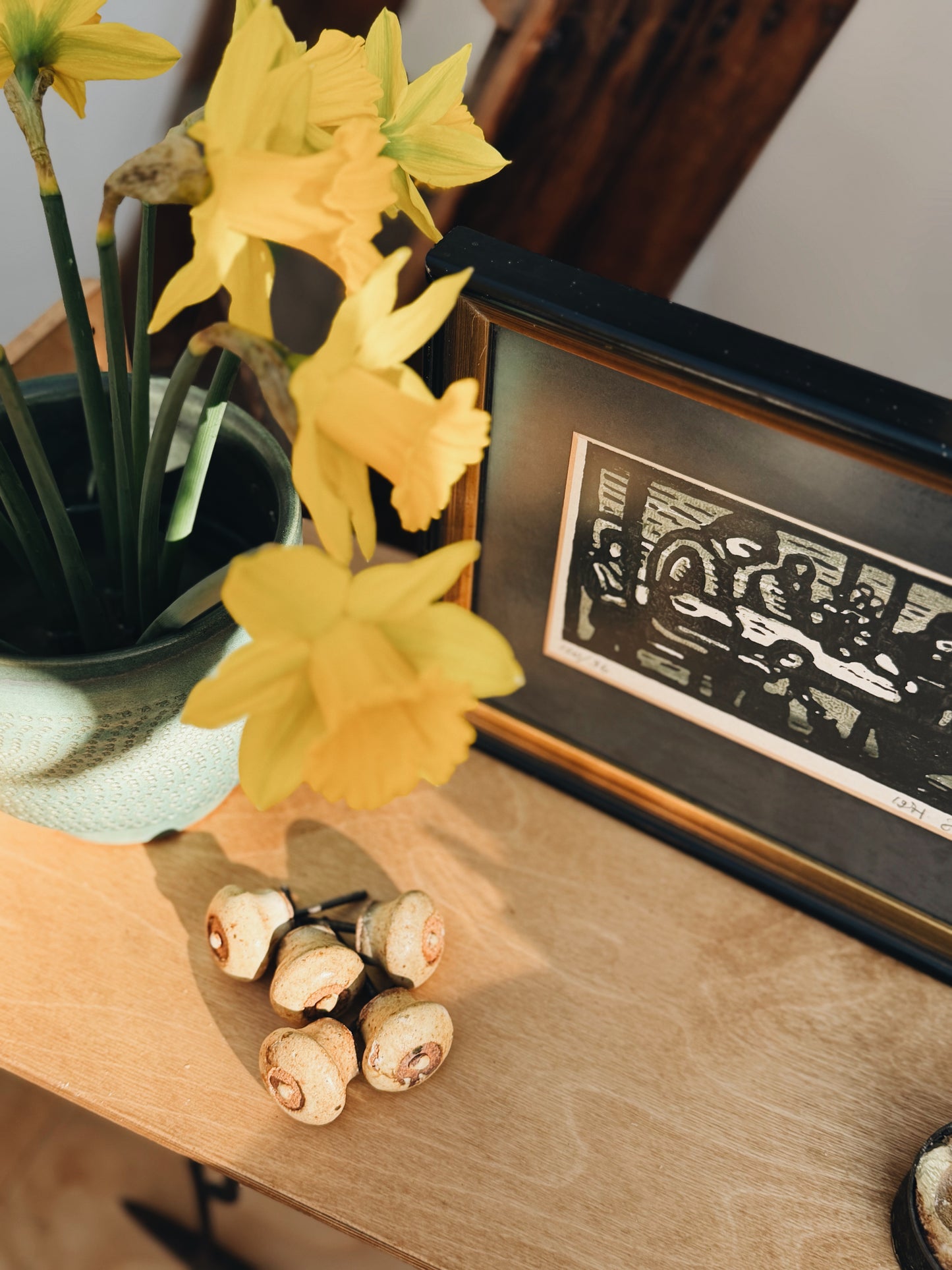 Vintage Clay Knobs
