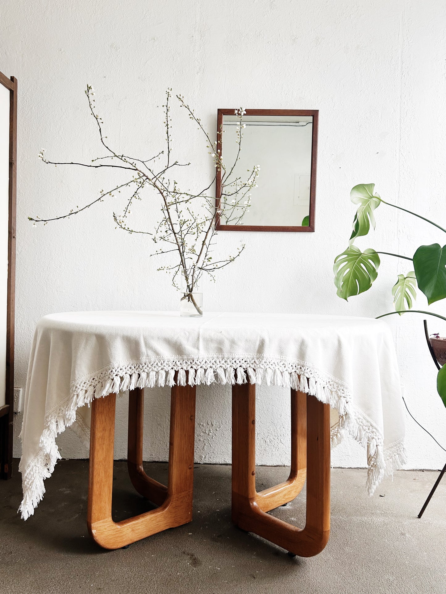 Vintage Cotton Tablecloth