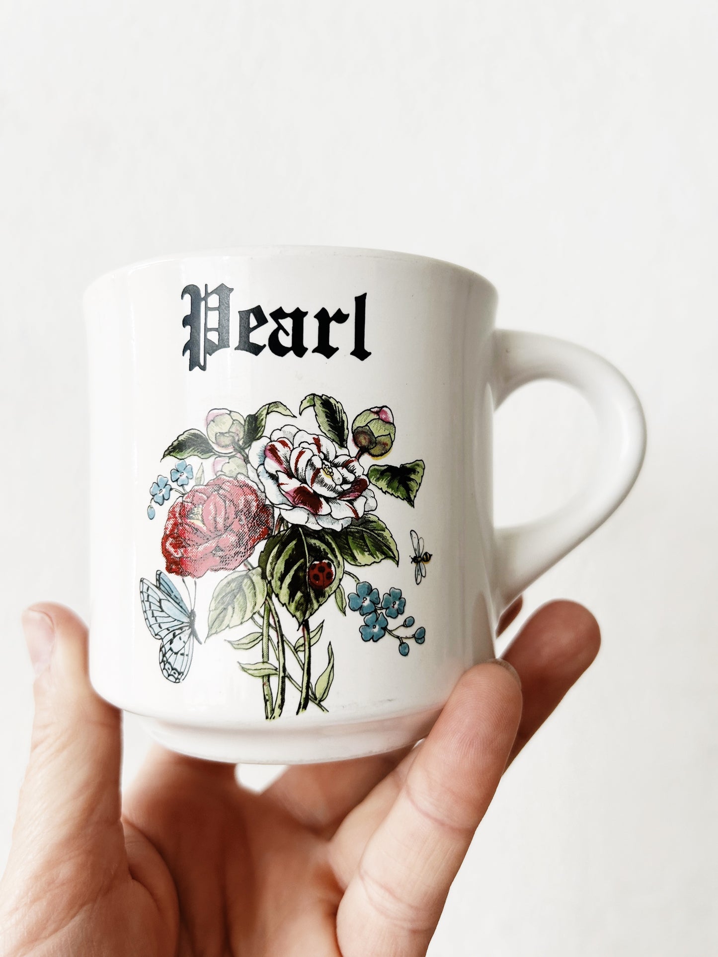 Vintage Pearl Mug