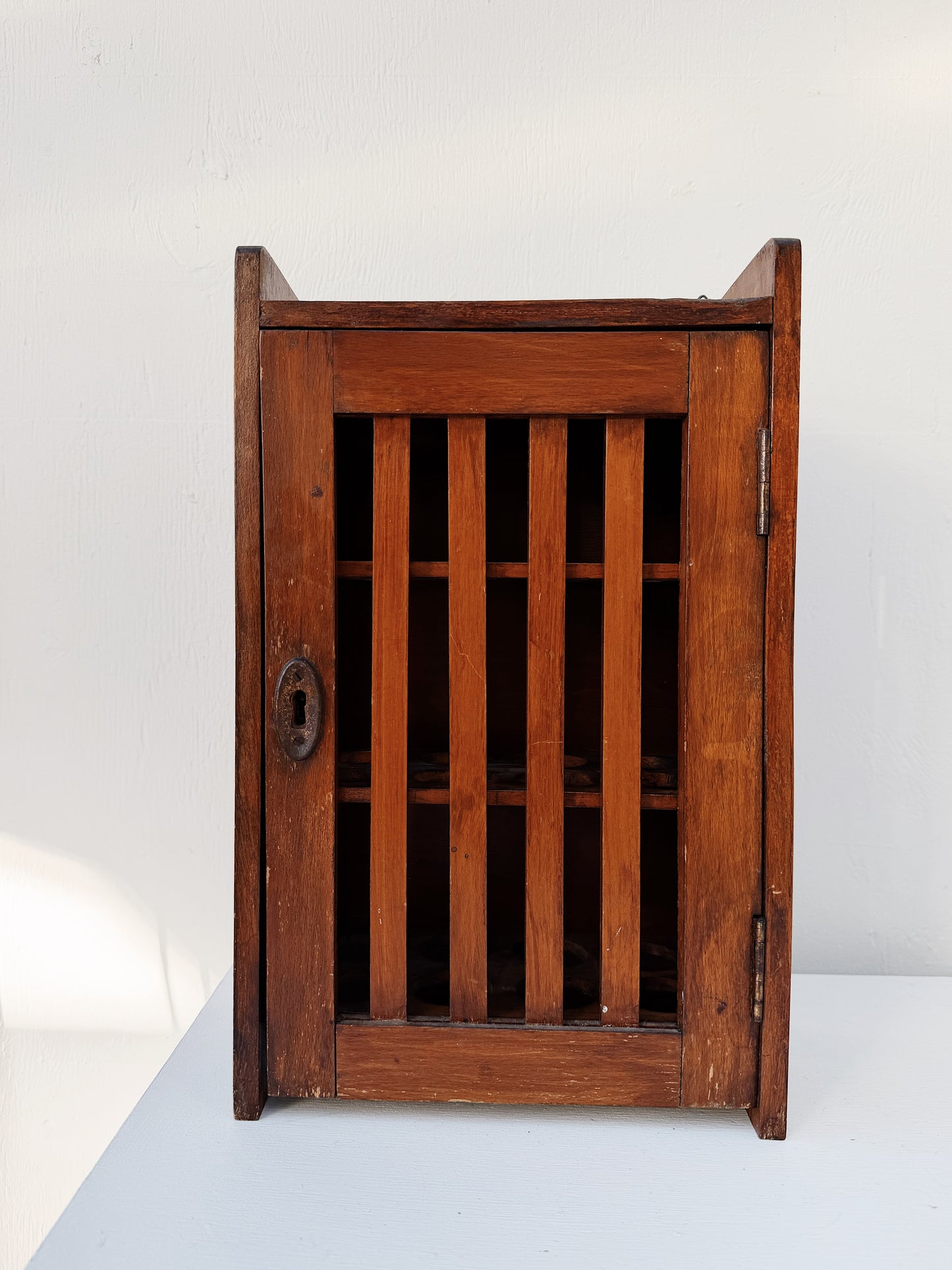 Antique Belgian Egg Cupboard