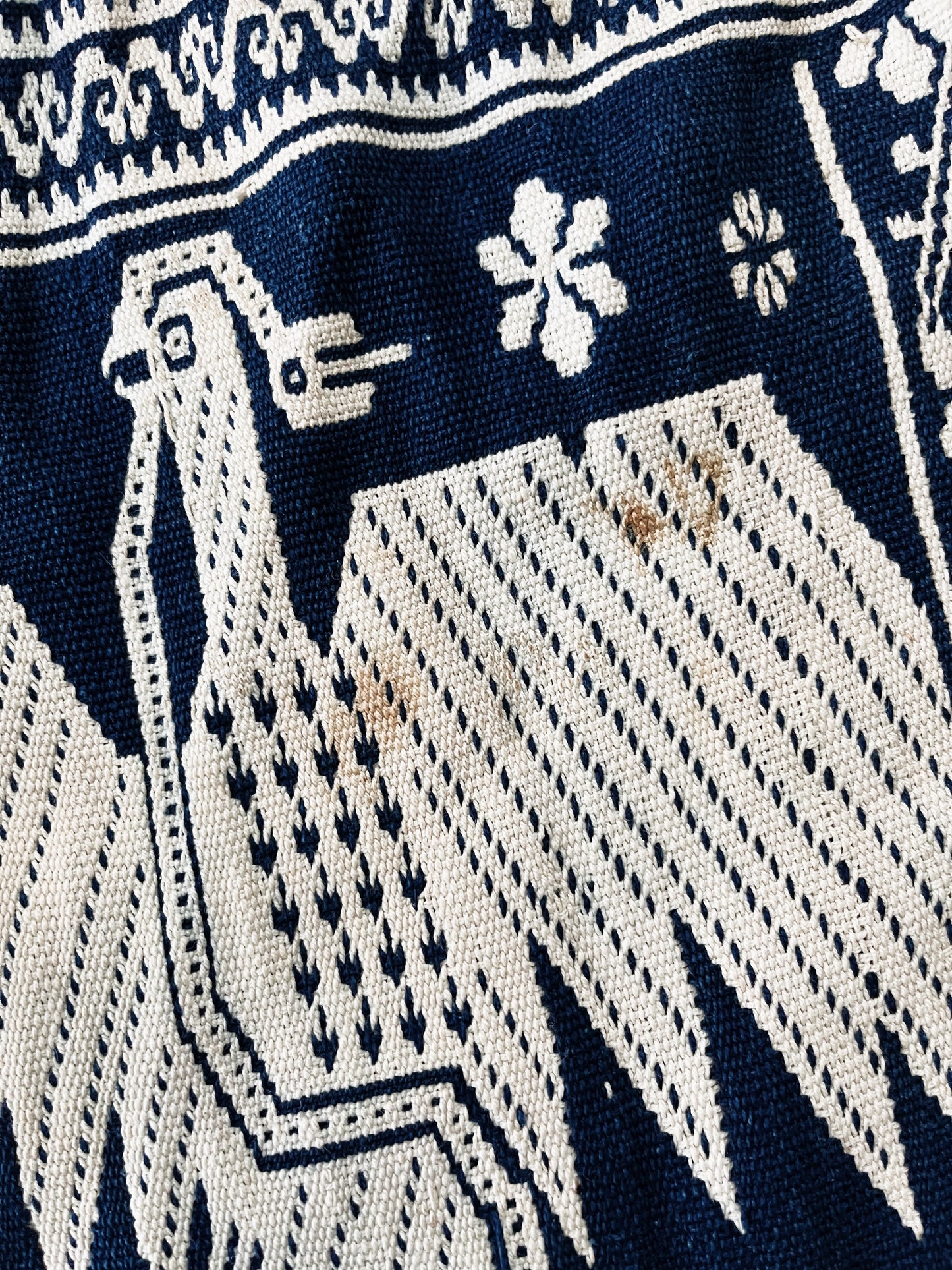 Vintage Otomi Folk Bag