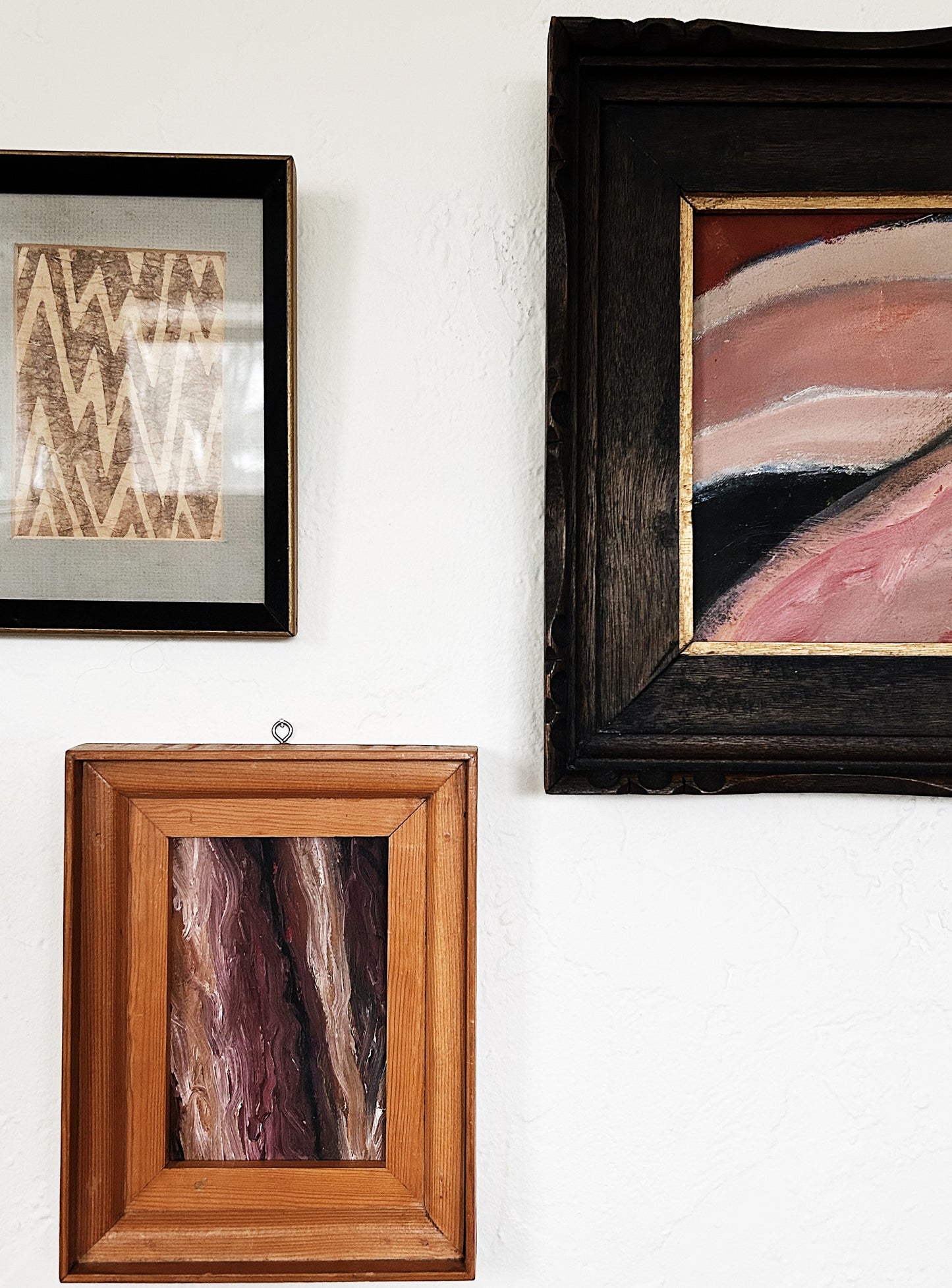 Framed Antique Paper Art