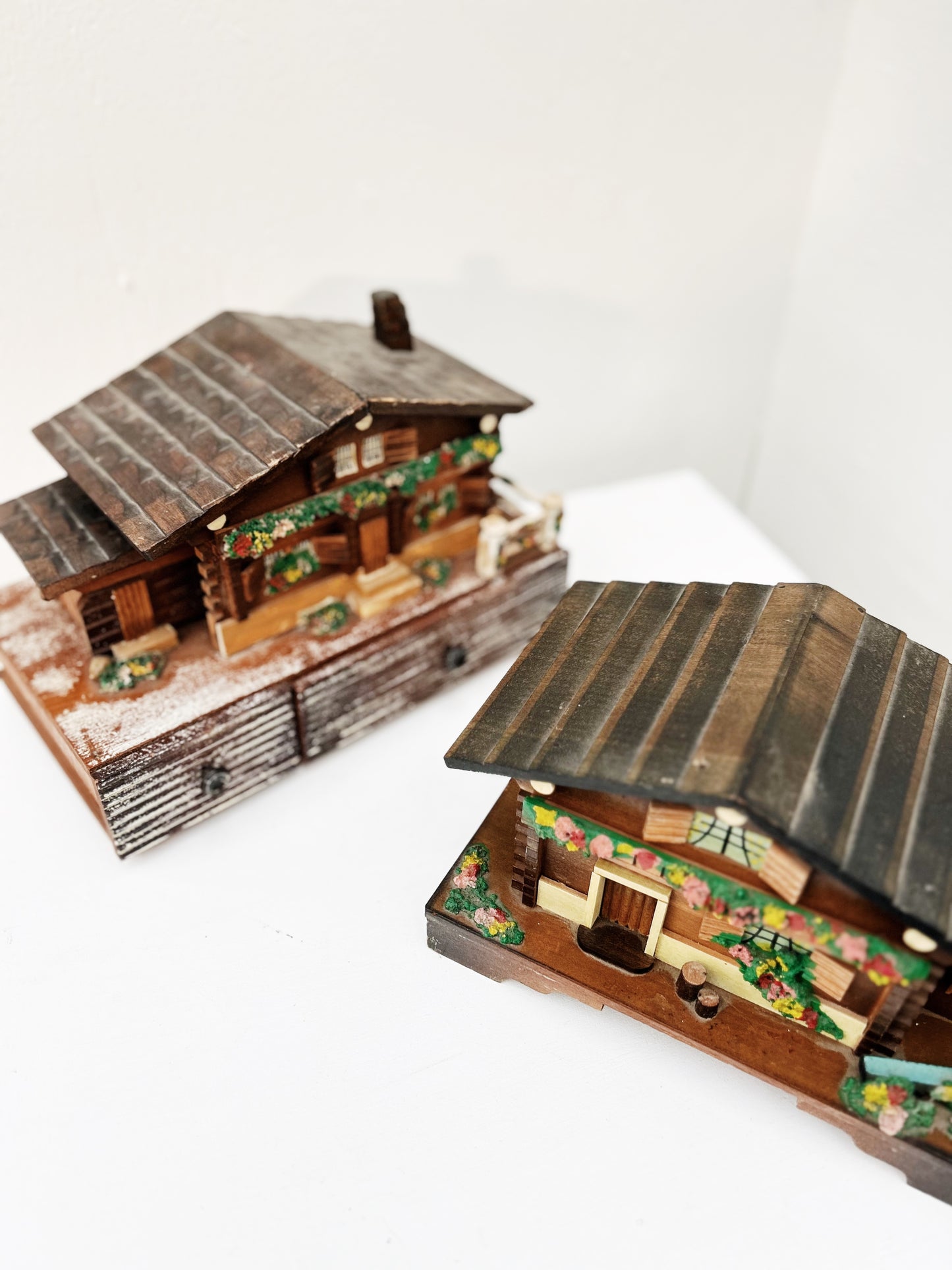 Vintage Swiss Cottage Music Boxes