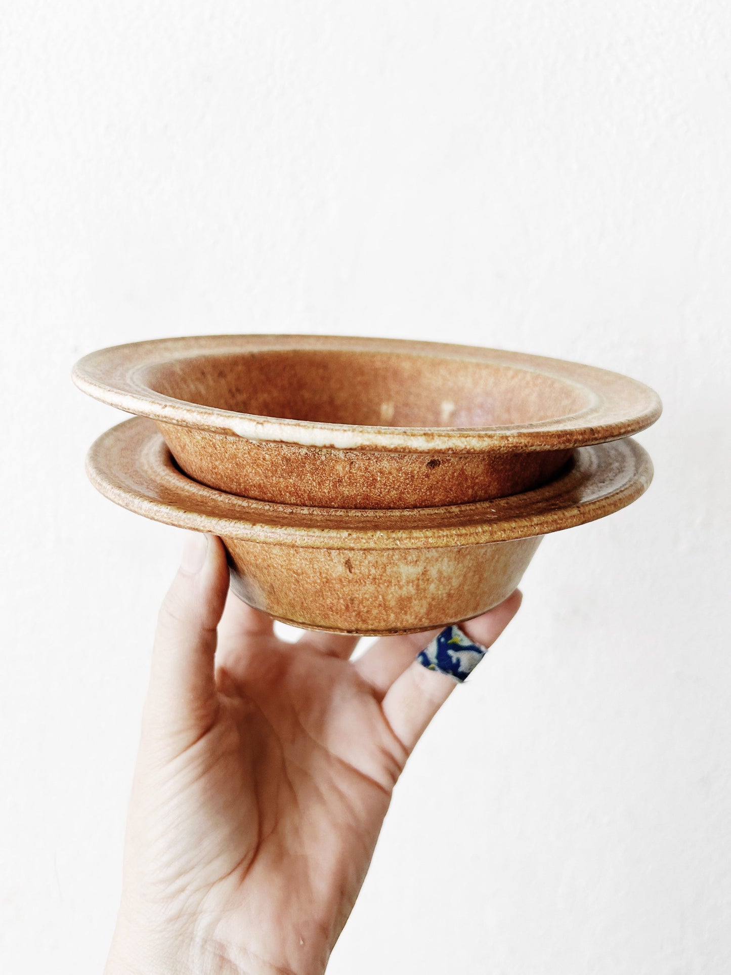 Studio Pottery Bowl Pair