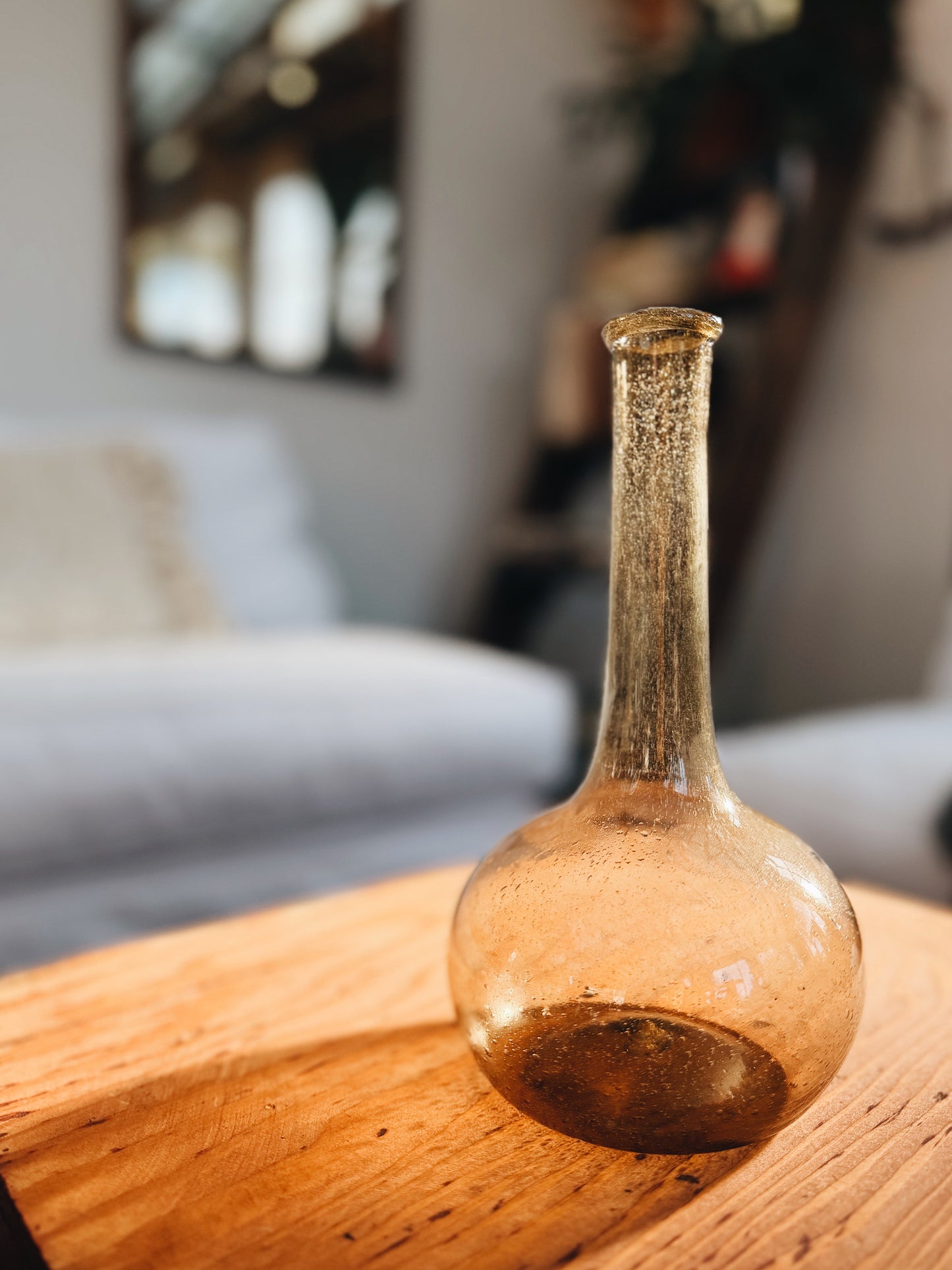 Antique Blown Glass Vase