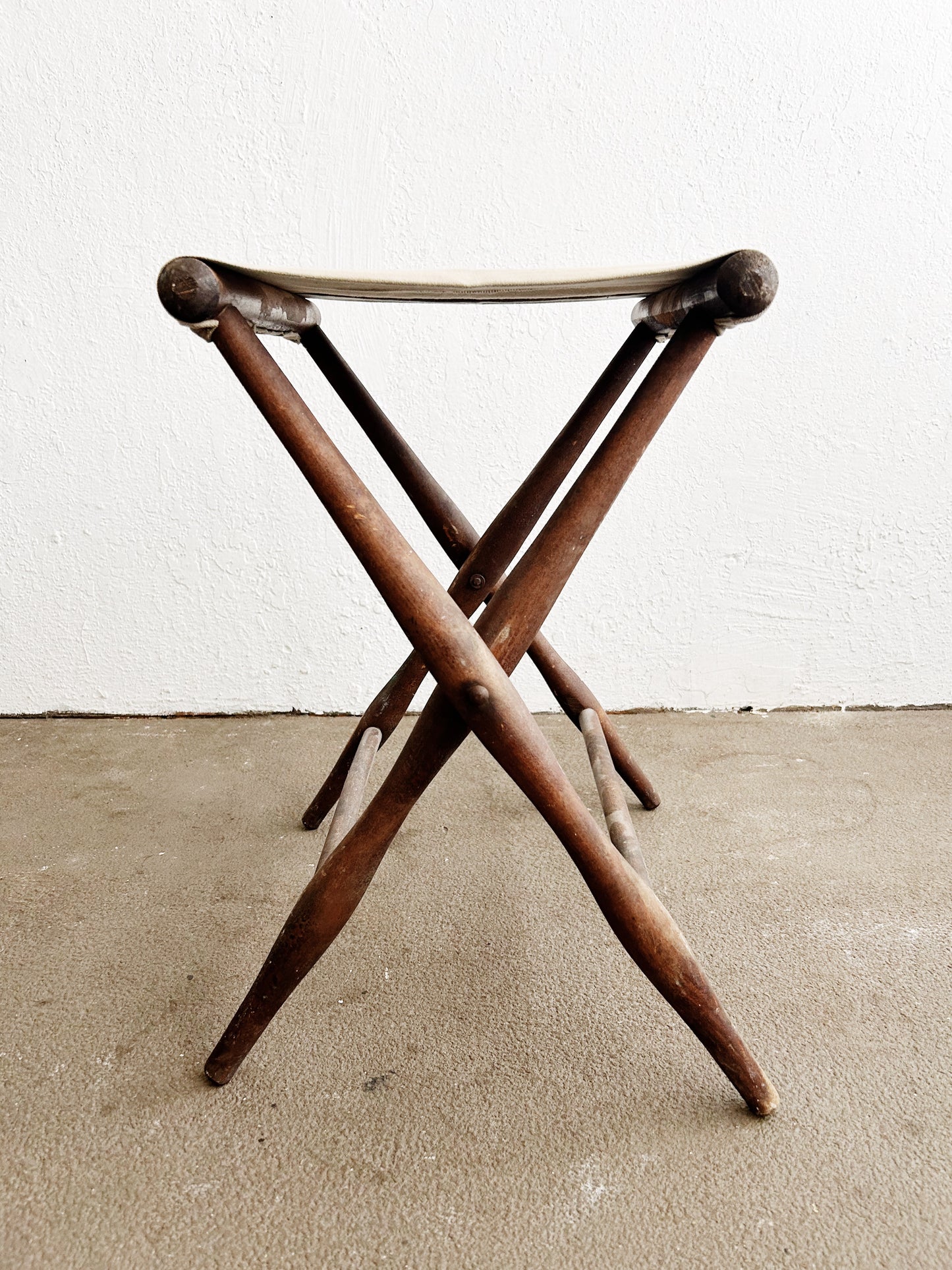 Antique Folding Luggage Rack