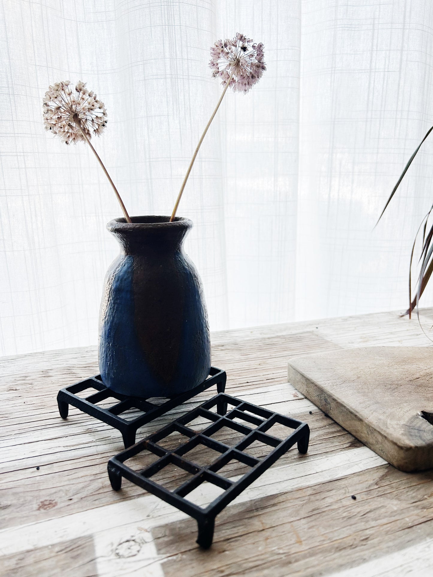 Vintage Footed Iron Trivet