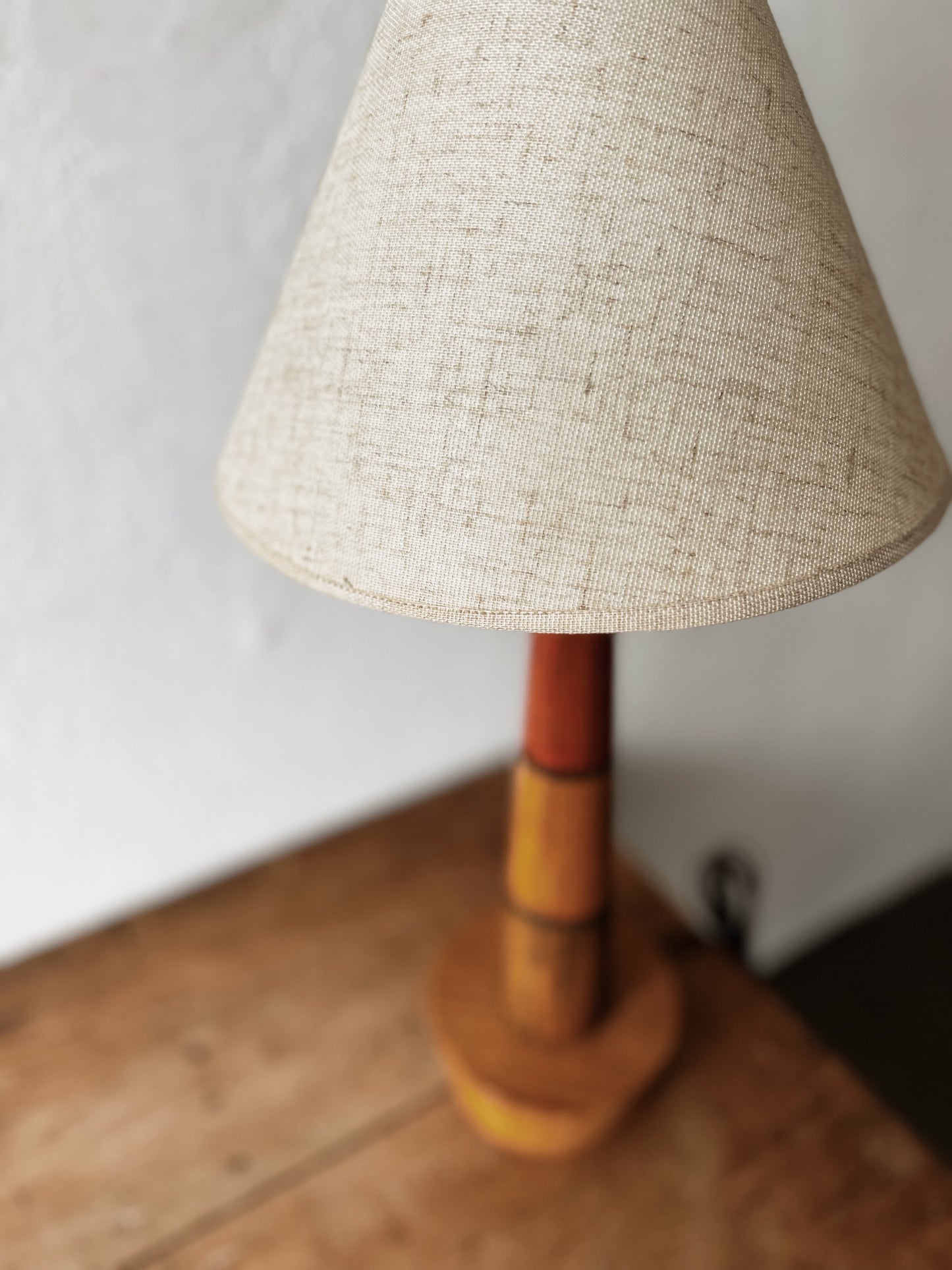 Vintage Folk Art Lamp