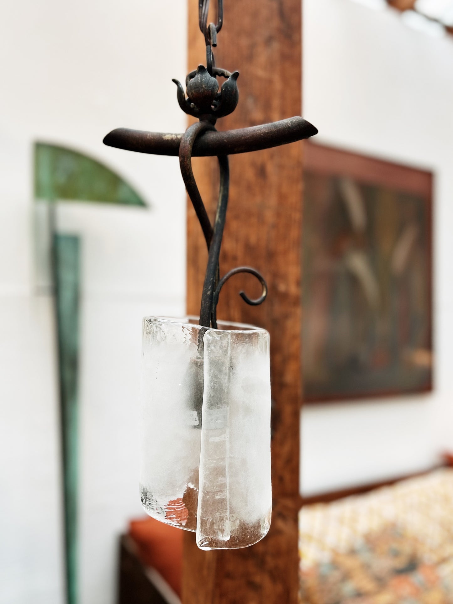 Blown Glass Pendant Lamp