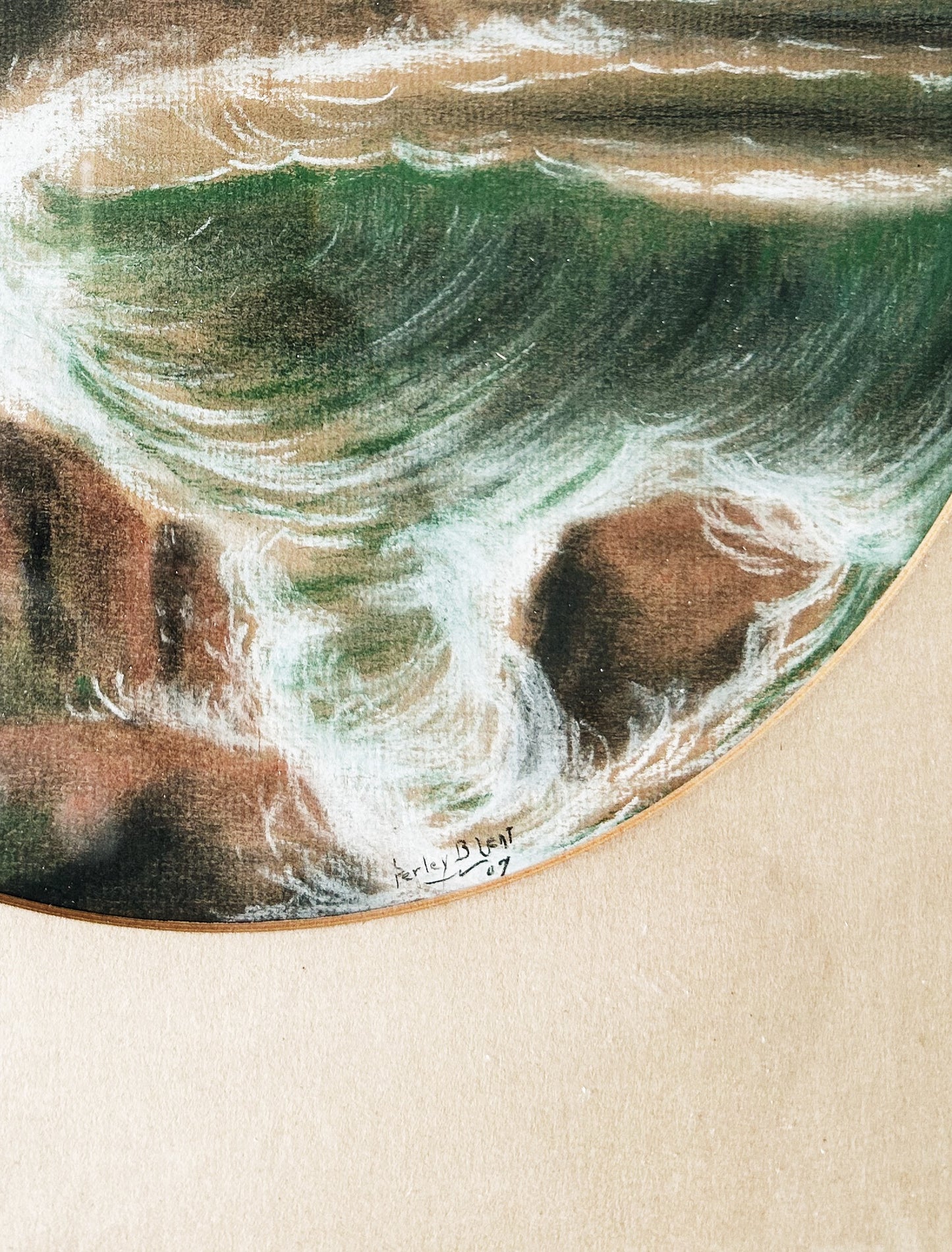 1907 Seascape Painting