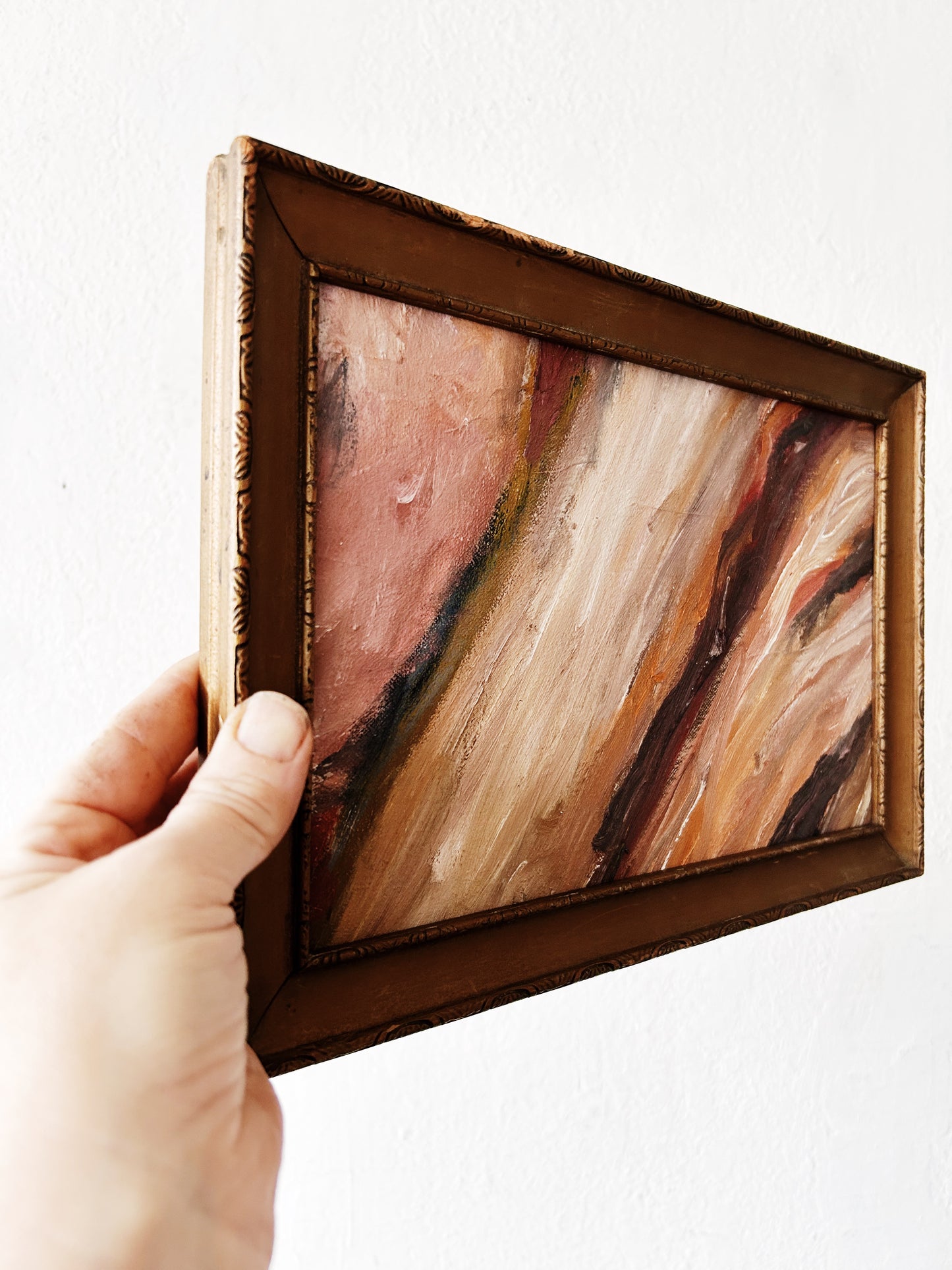 Vintage Abstract Oil Painting