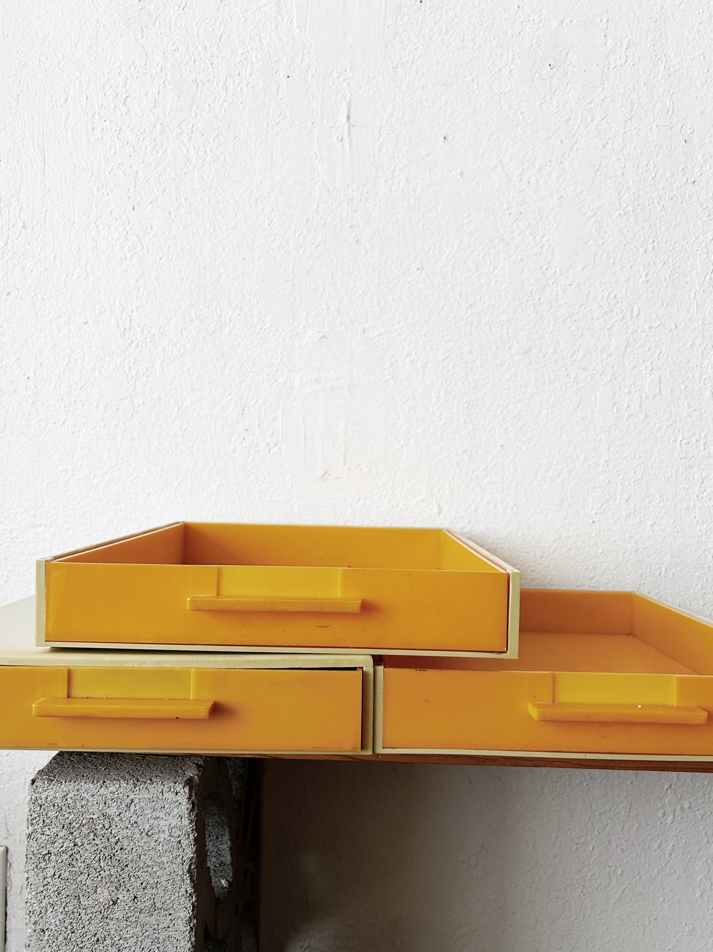 Mid Century Plastic Stacking Drawers