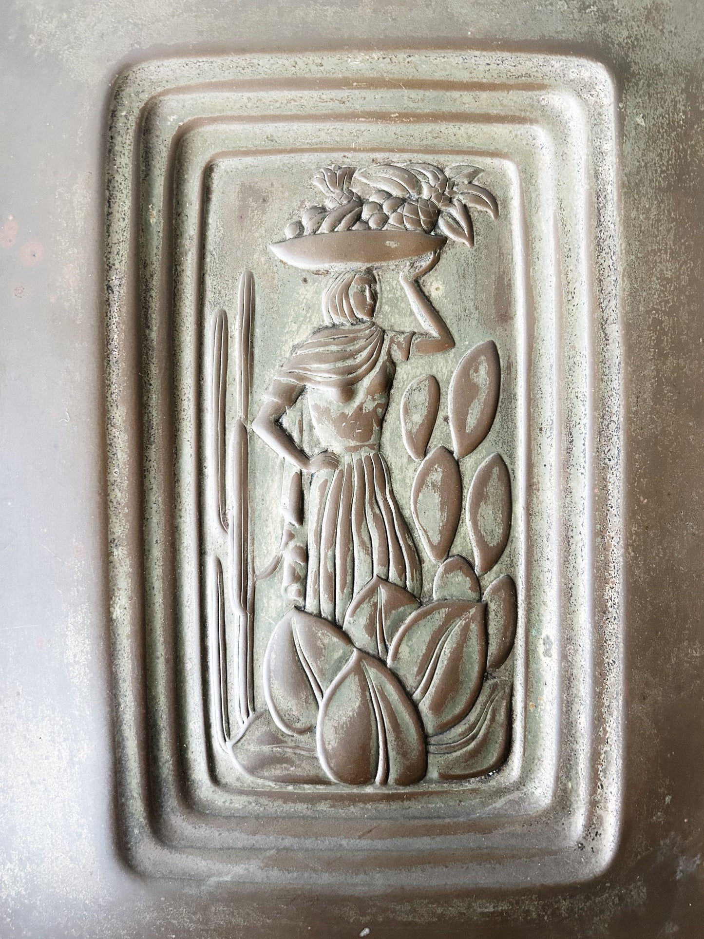 Antique Brass Tray
