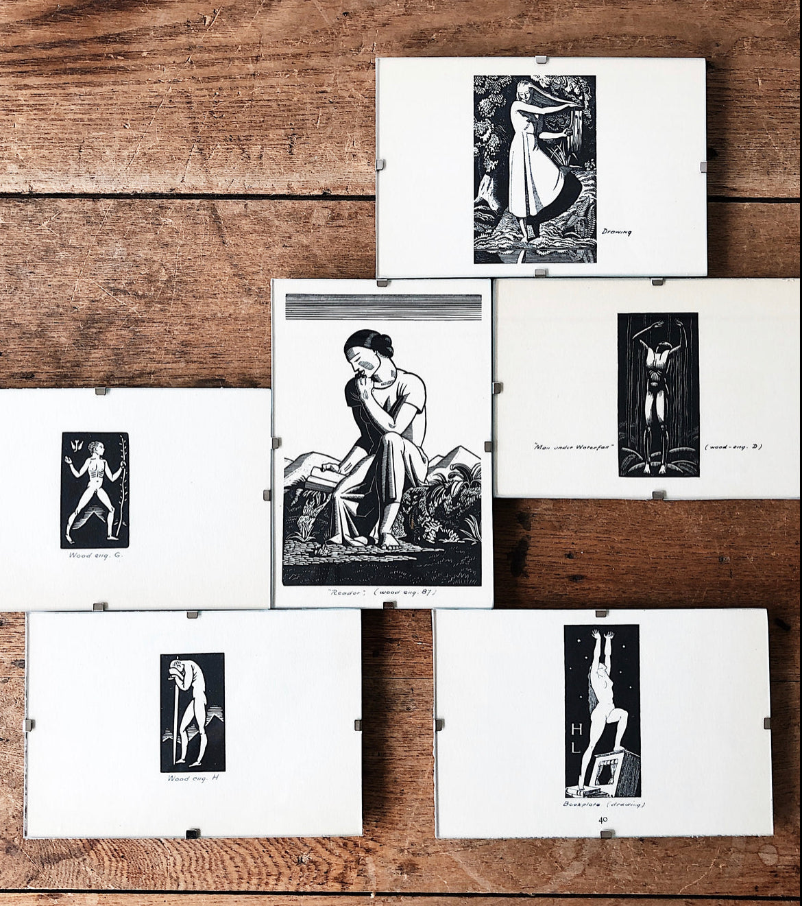 Rockwell Kent Framed Antique Print