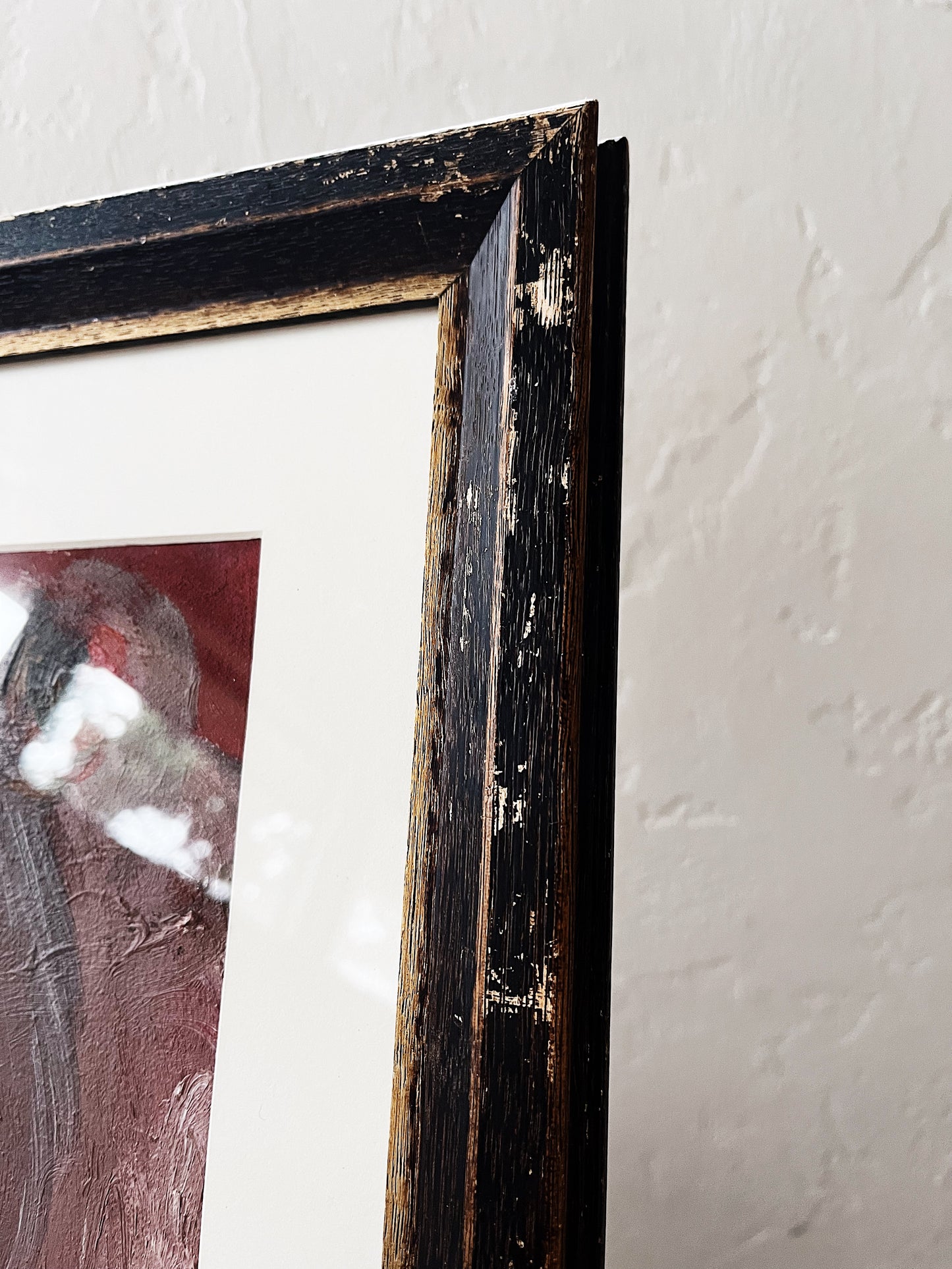 Vintage Abstract Oil Painting