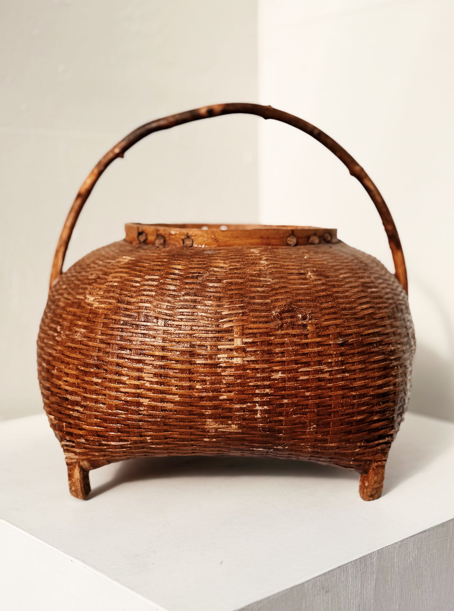 Antique Avian Carrier Basket