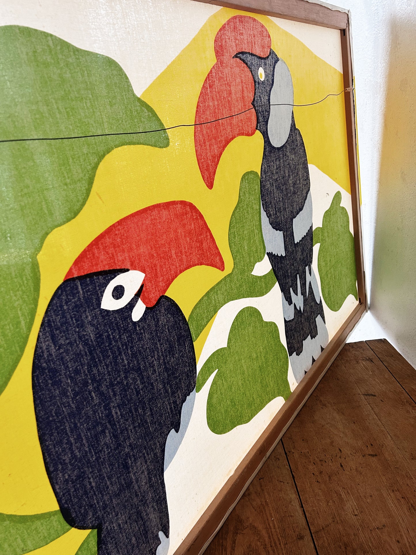 Large Vintage Marimekko ‘Pepe’ Textile Art