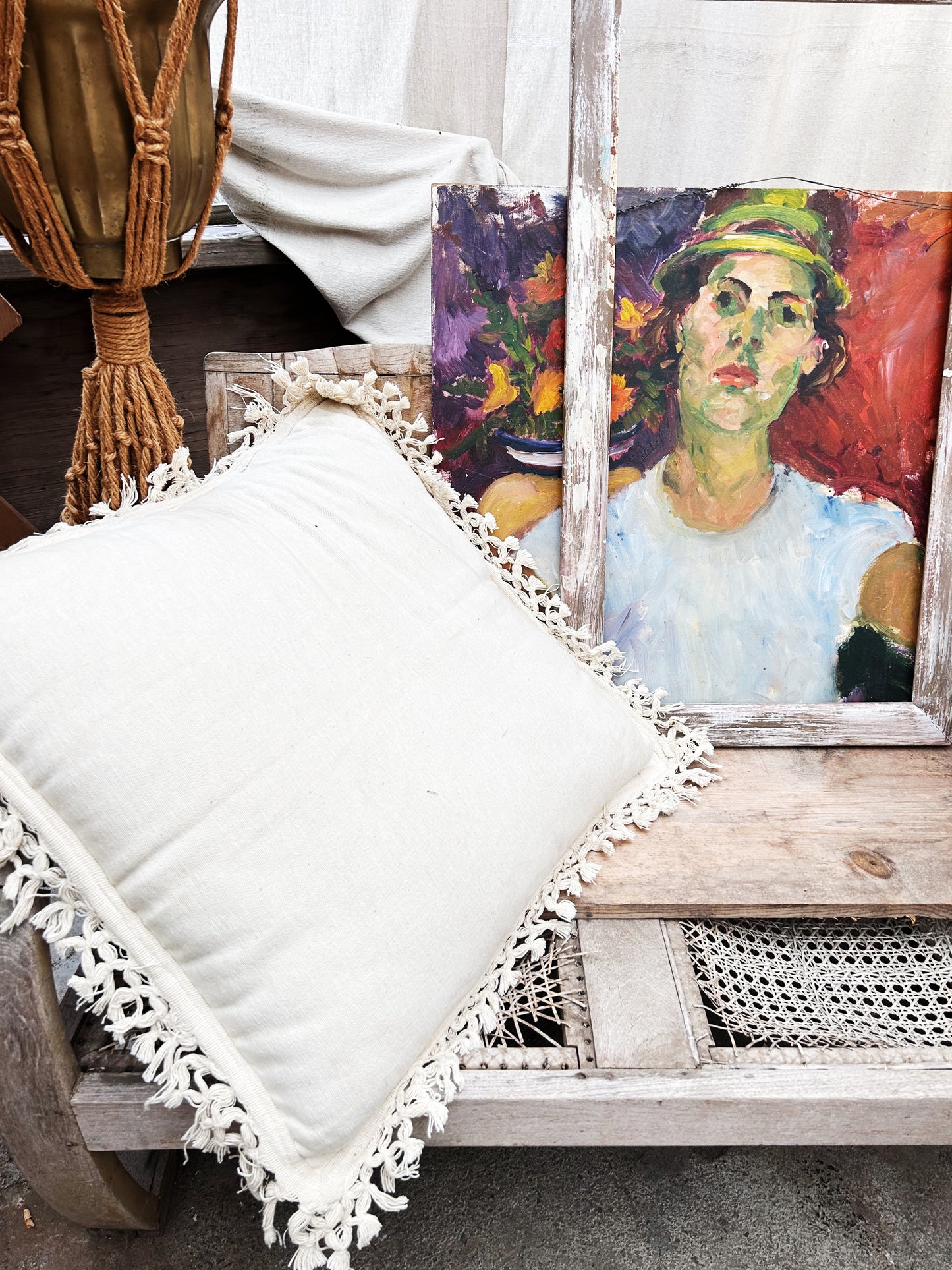 1970’s Indian Cotton Floor Cushion