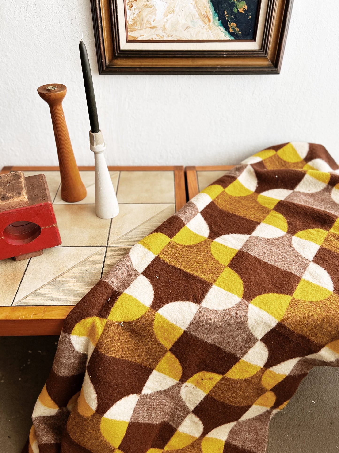 Vintage Wool Camp Blanket