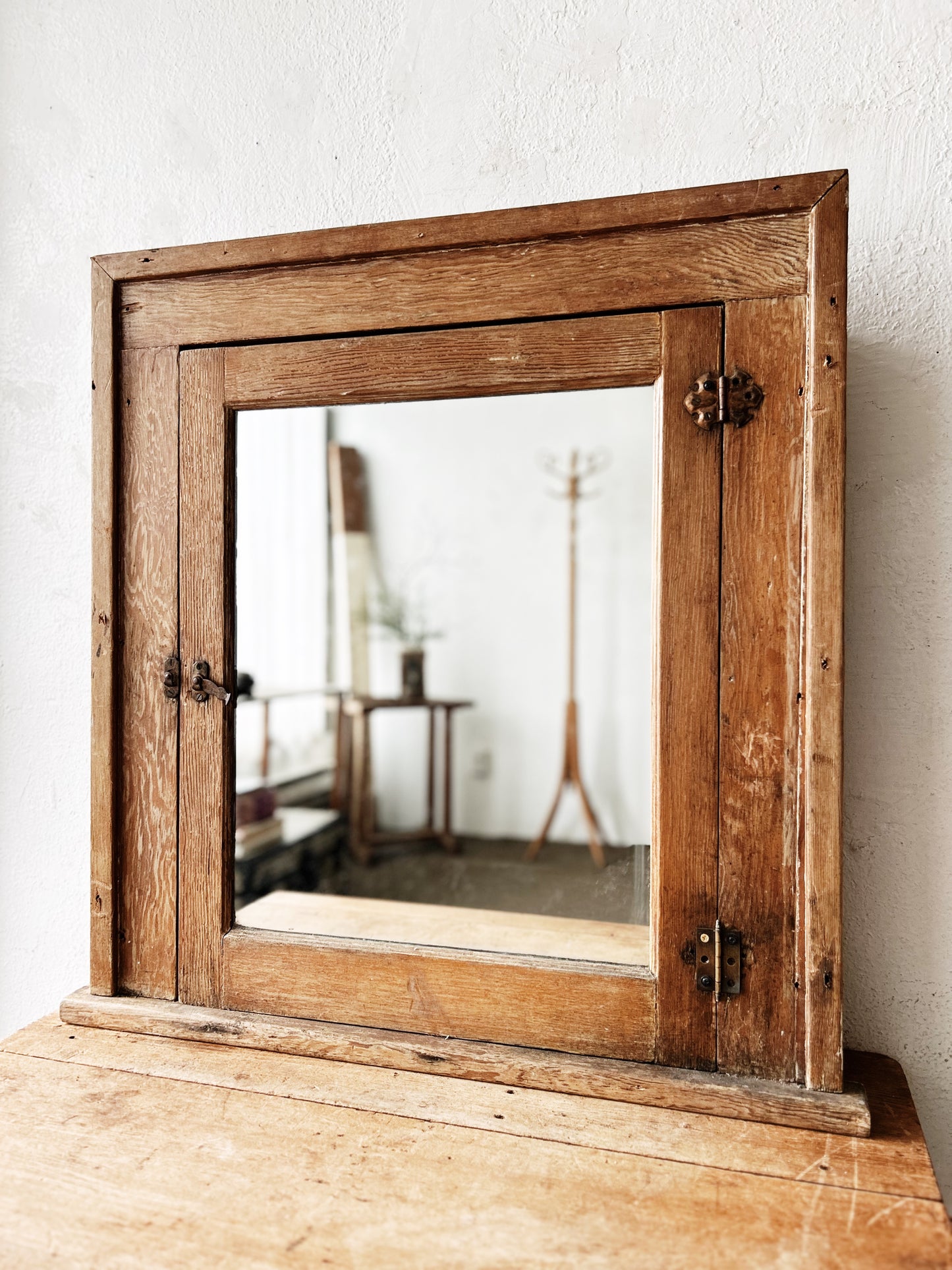 Antique Mirrored Cupboard